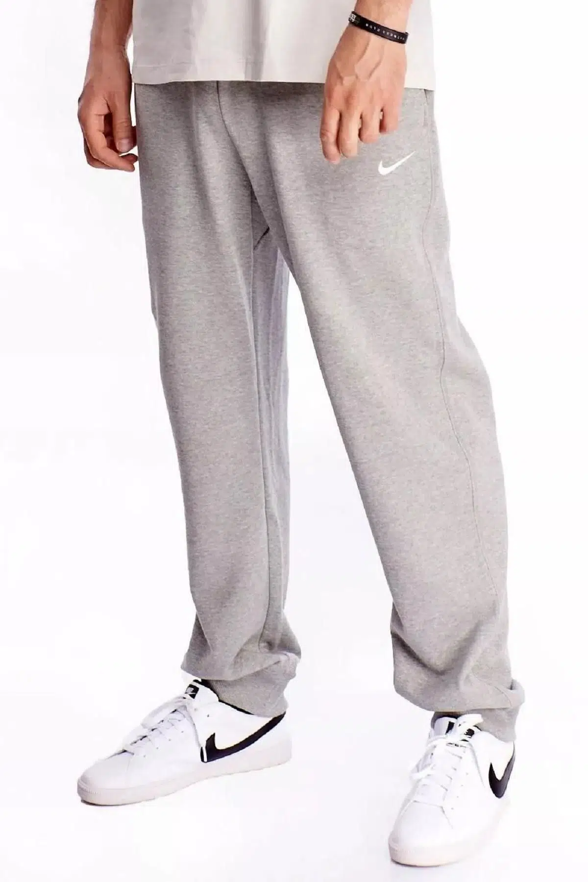 Nike Sportswear Regular Fit Pant Bol ve Uzun Kesim Gri Eşofman Altı