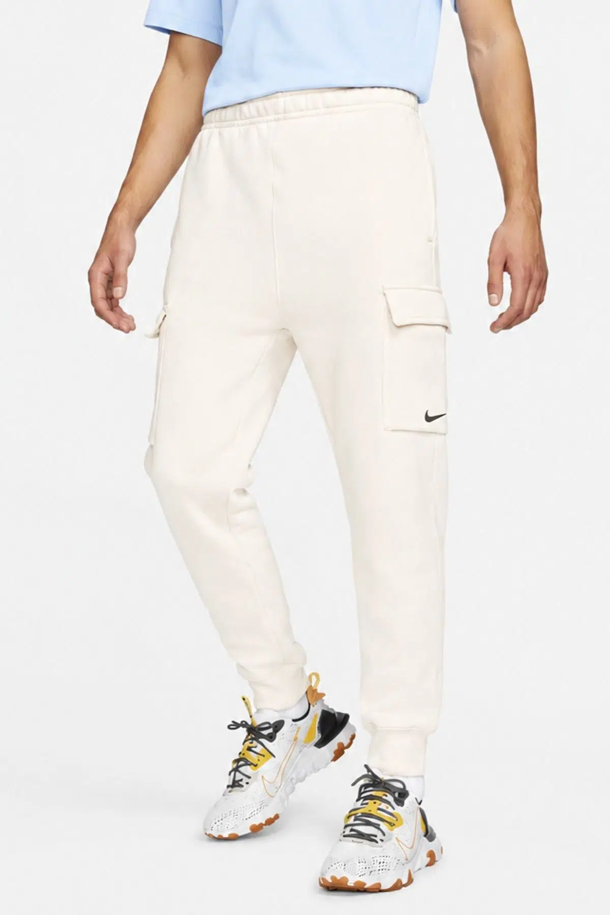 Nike Sportswear Fleece Cargo Pant Şardonlu Krem Eşofman Altı
