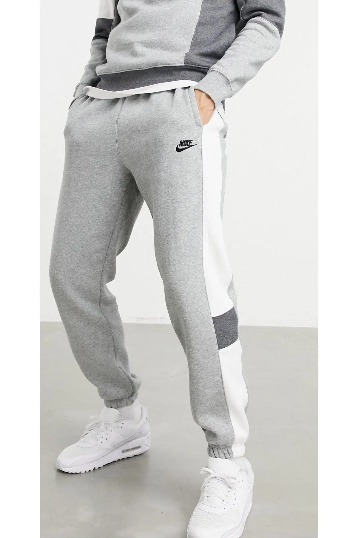 Nike Sportswear Seasonal Colour Block Sweatpants Grey