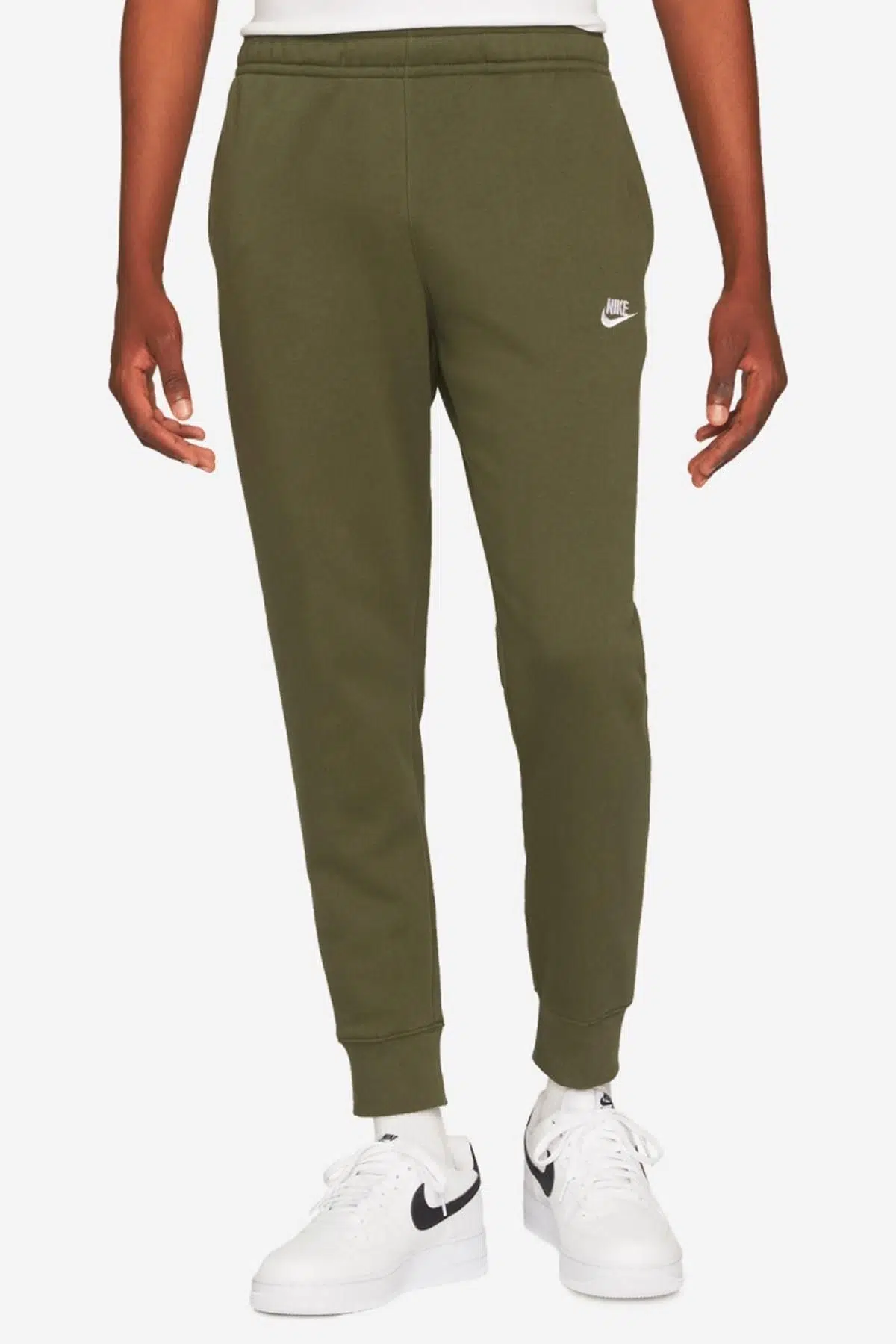 Nike Sportswear Fleece Jogger Taper Leg Dar Kesim Eşofman Altı Şardonlu Polarlı Yeşil