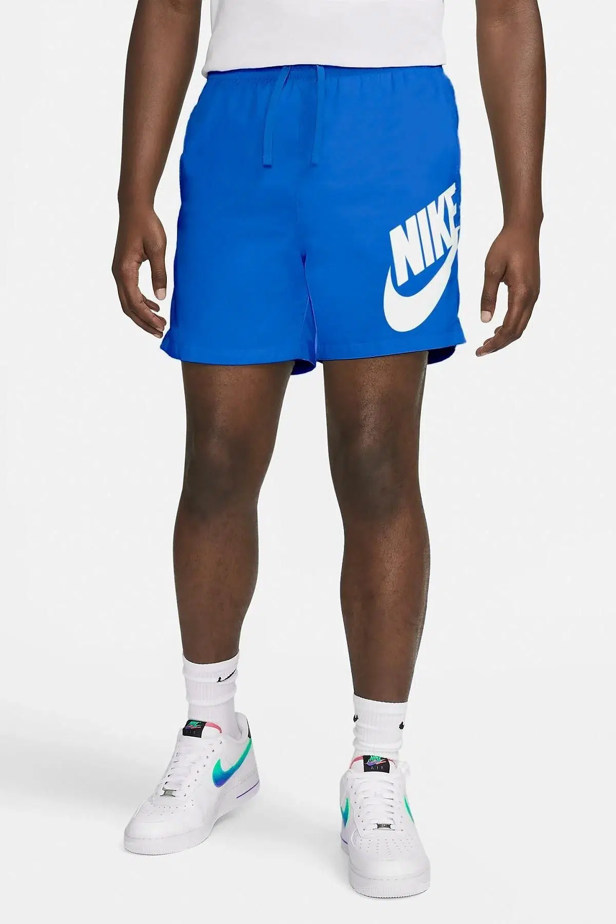 Nike Sportswear Lacivert File Astarlı Dokuma Şort