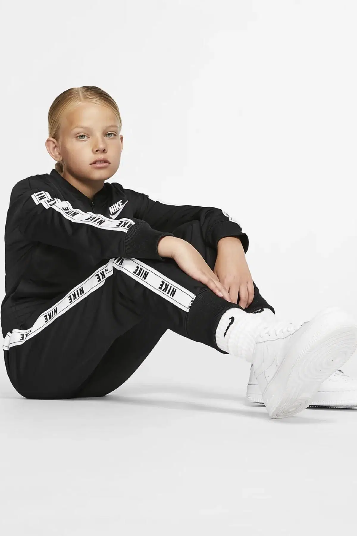 Nike Sportswear Full Track Suit Unisex Çocuk Eşofman Takımı Siyah