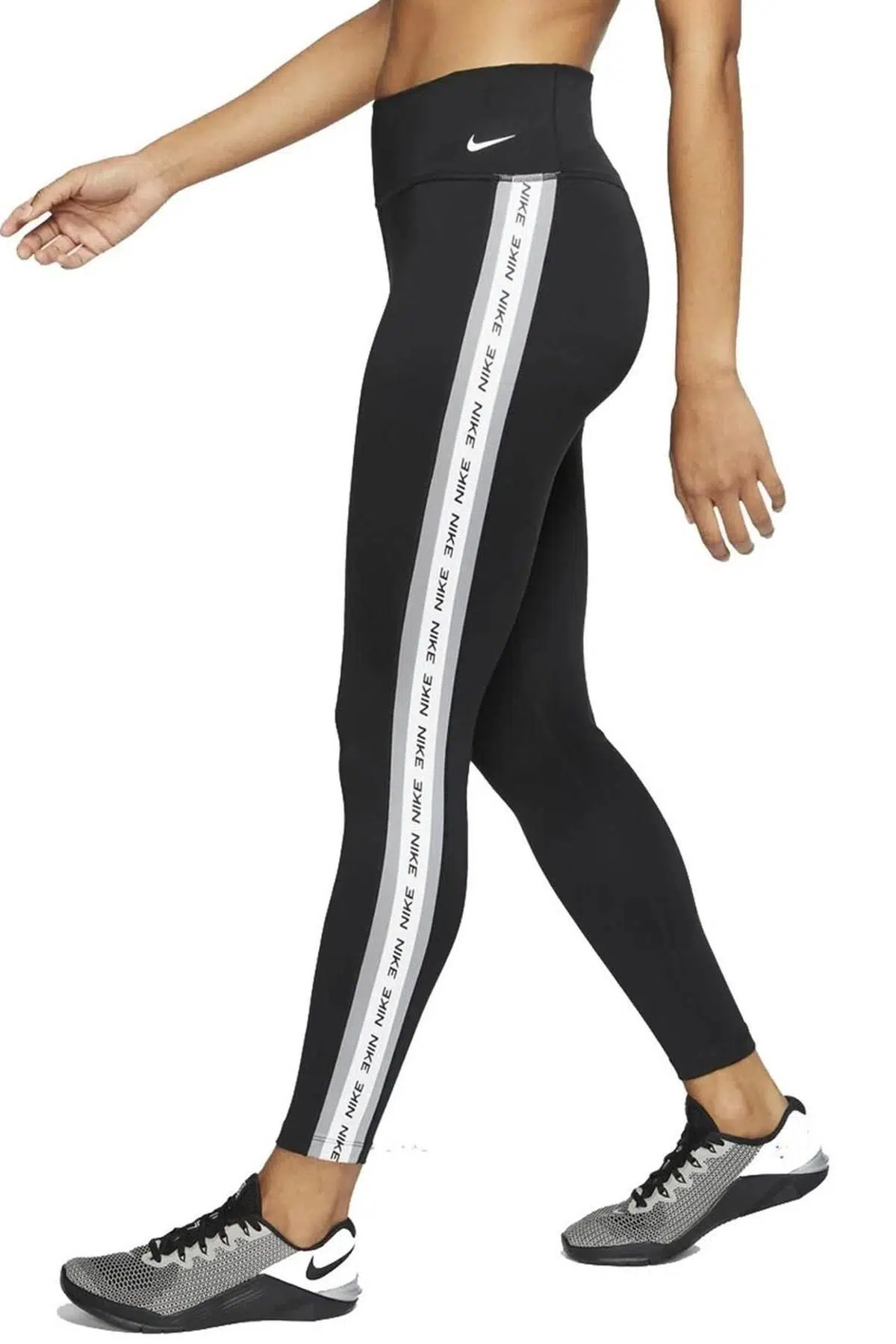 Nike One Dri Fit Leggings Black Toparlayıcı Kadın Tayt Siyah