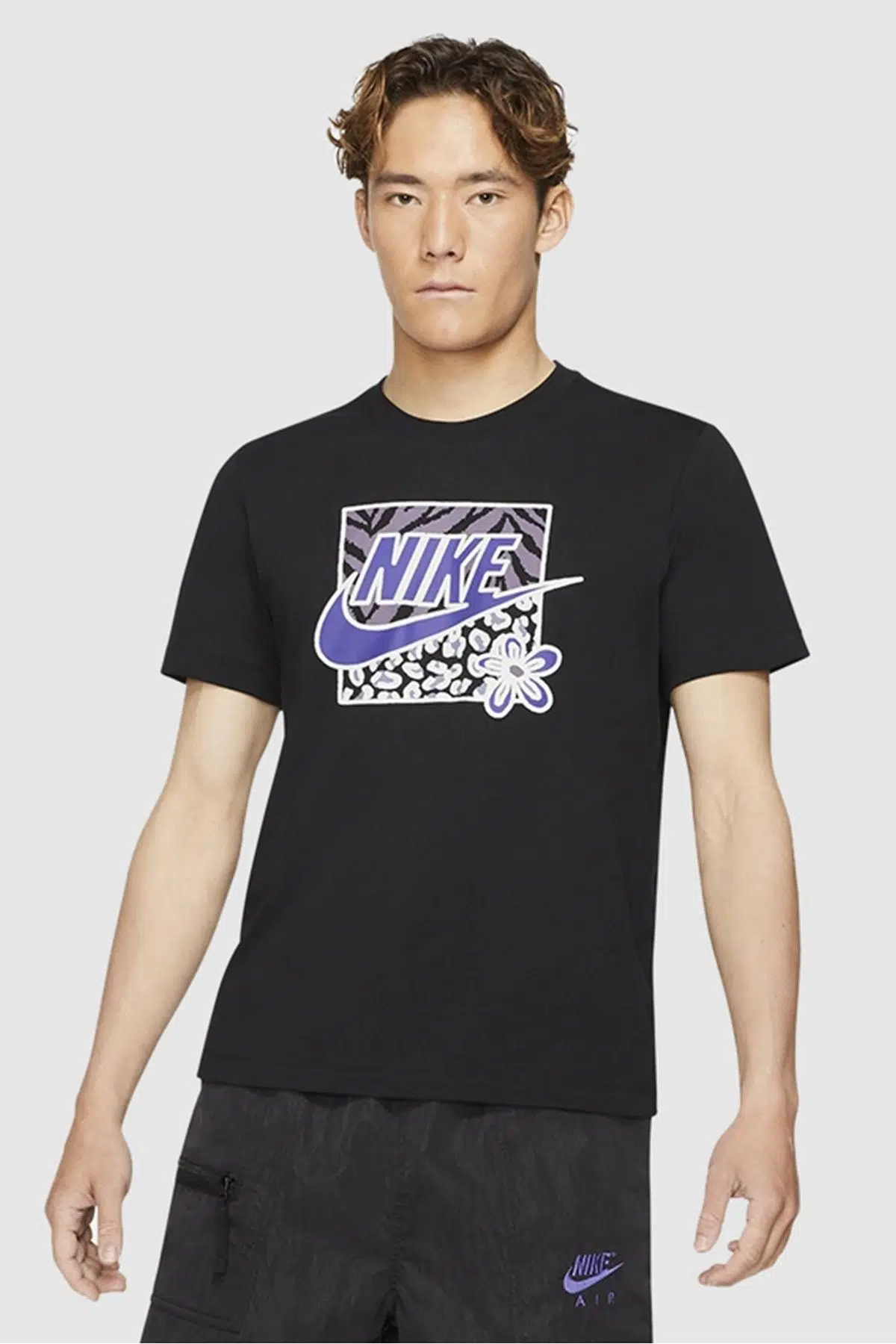 Nike Sportswear High Summer Graphic Short Sleeve Tee Black Unisex Tişört Siyah