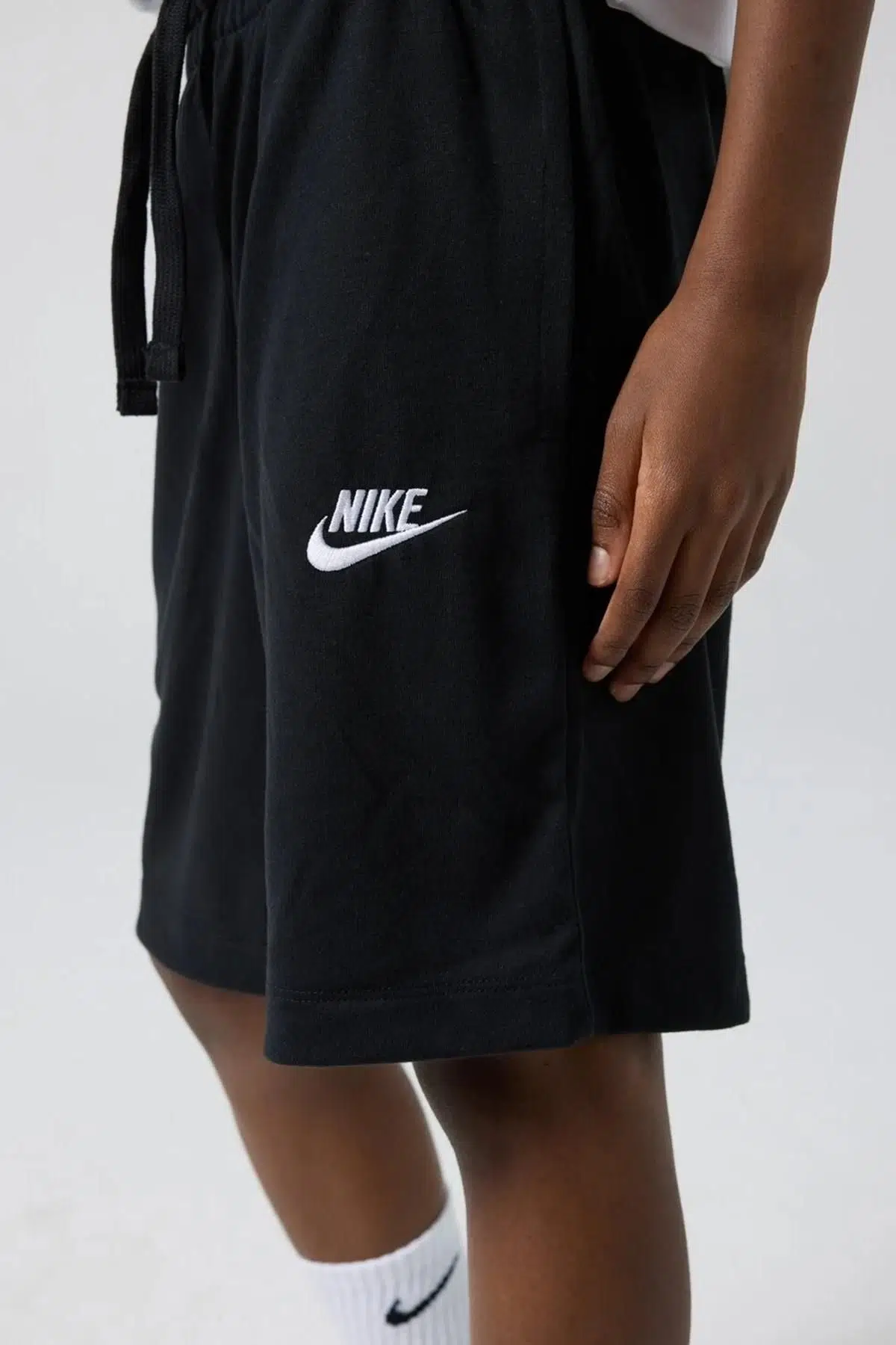 Nike Sportswear Jersey Kids Shorts Unisex Çocuk ince Pamuklu Şort Siyah