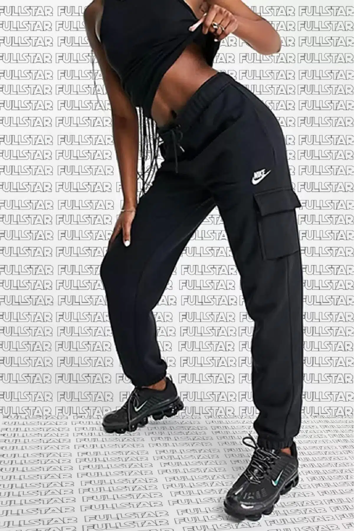 Nike Sportswear Loose Fit Cargo Fleece Geniş Kesim Pamuklu Kargo Eşofman Altı