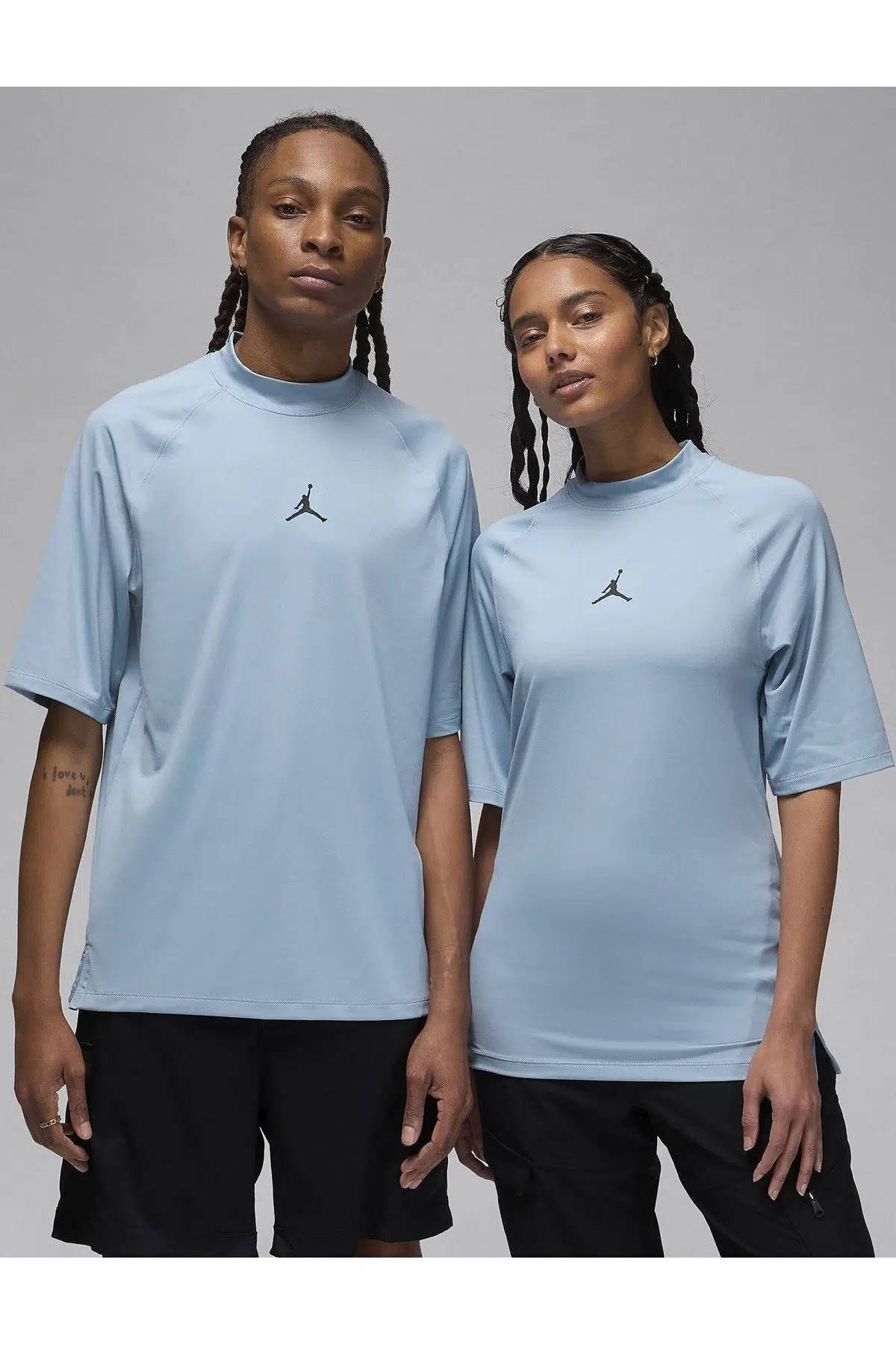 Nike Jordan Dri Fit Sport Men's Golf T-Shirt Unisex Glof Tişört Açık Mavi