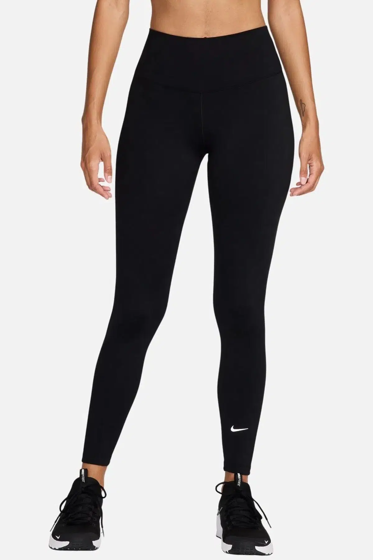 Nike One Dri Fit High Waist Full Length Training Kadın Yüksel Bel Tayt Siyah
