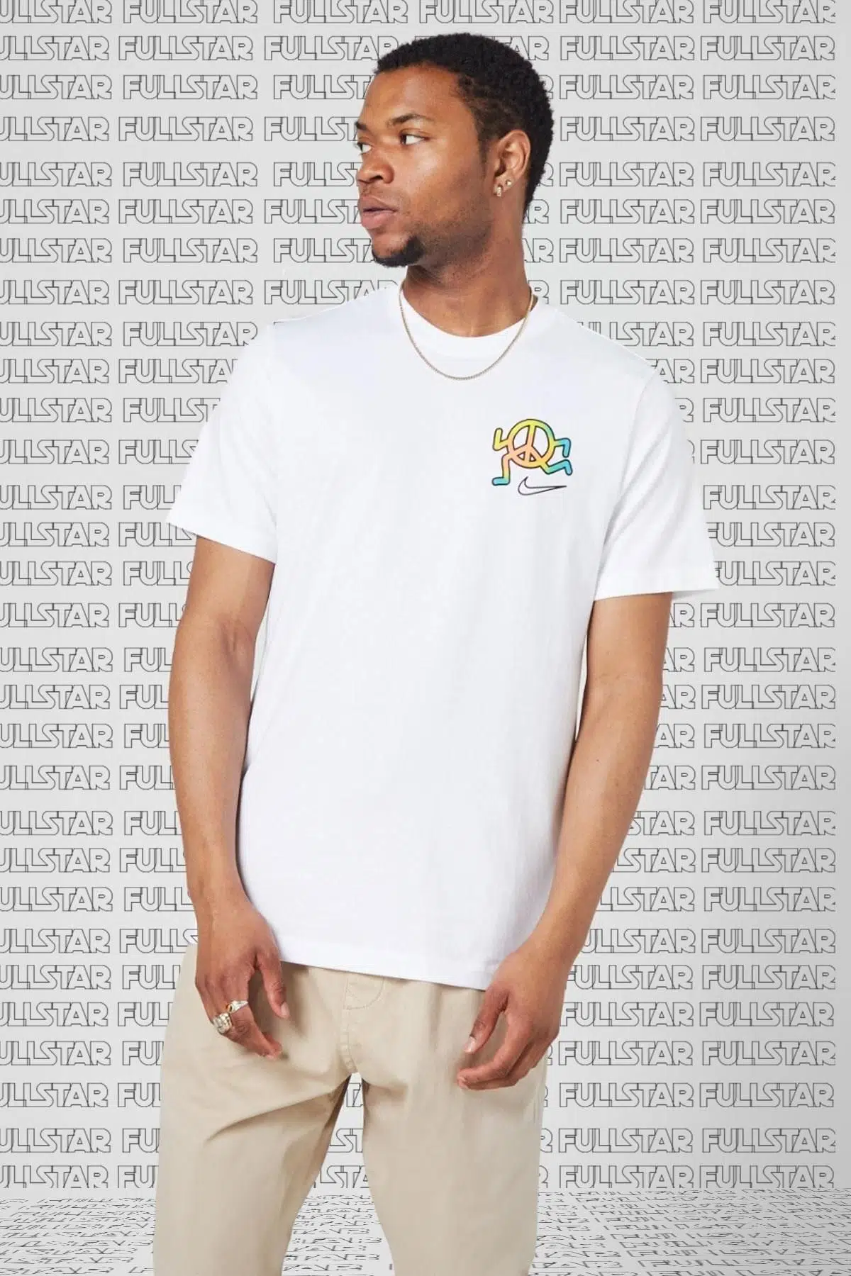 Nike Sportswear Peace Love Short Sleeve Tee Beyaz Erkek Tişört