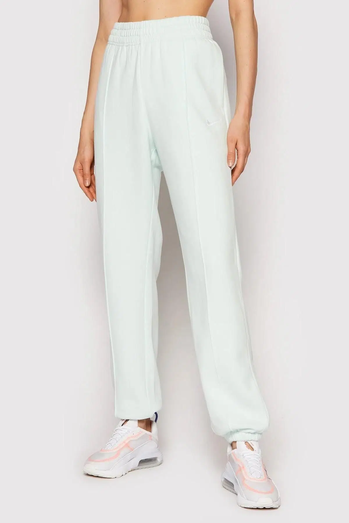 Nike Sportswear Regular Fit Pant Bol ve Uzun Kesim Yeşil Eşofman Altı