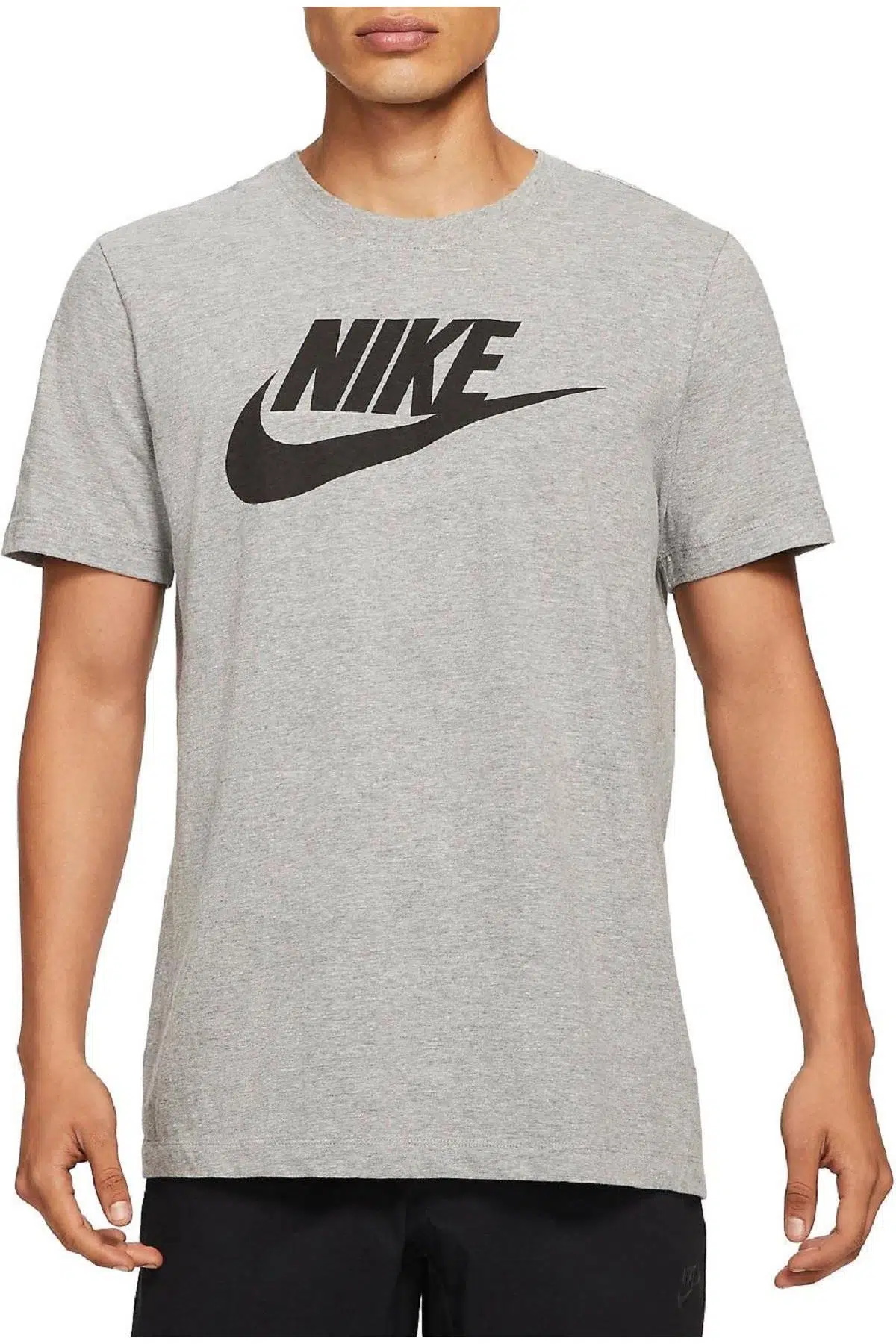 Nike Sportswear Nike Swoosh Baskılı Pamuklu Melanj Tişört 