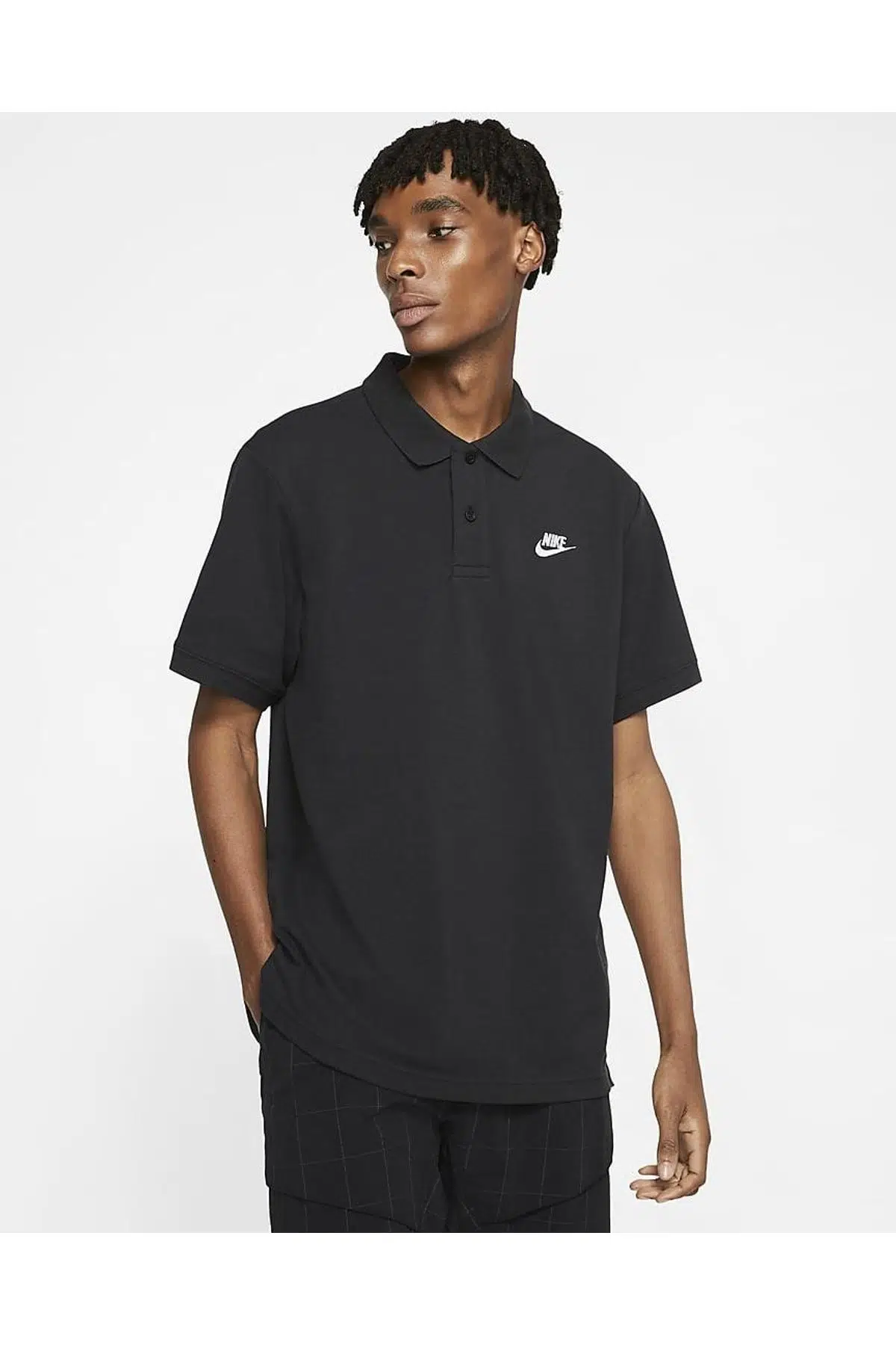 Nike Sportswear Siyah Polo Tişört