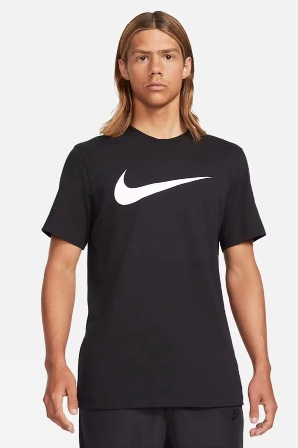 Nike Sportswear Swoosh Mens Tee Erkek Günlük Tişört Siyah