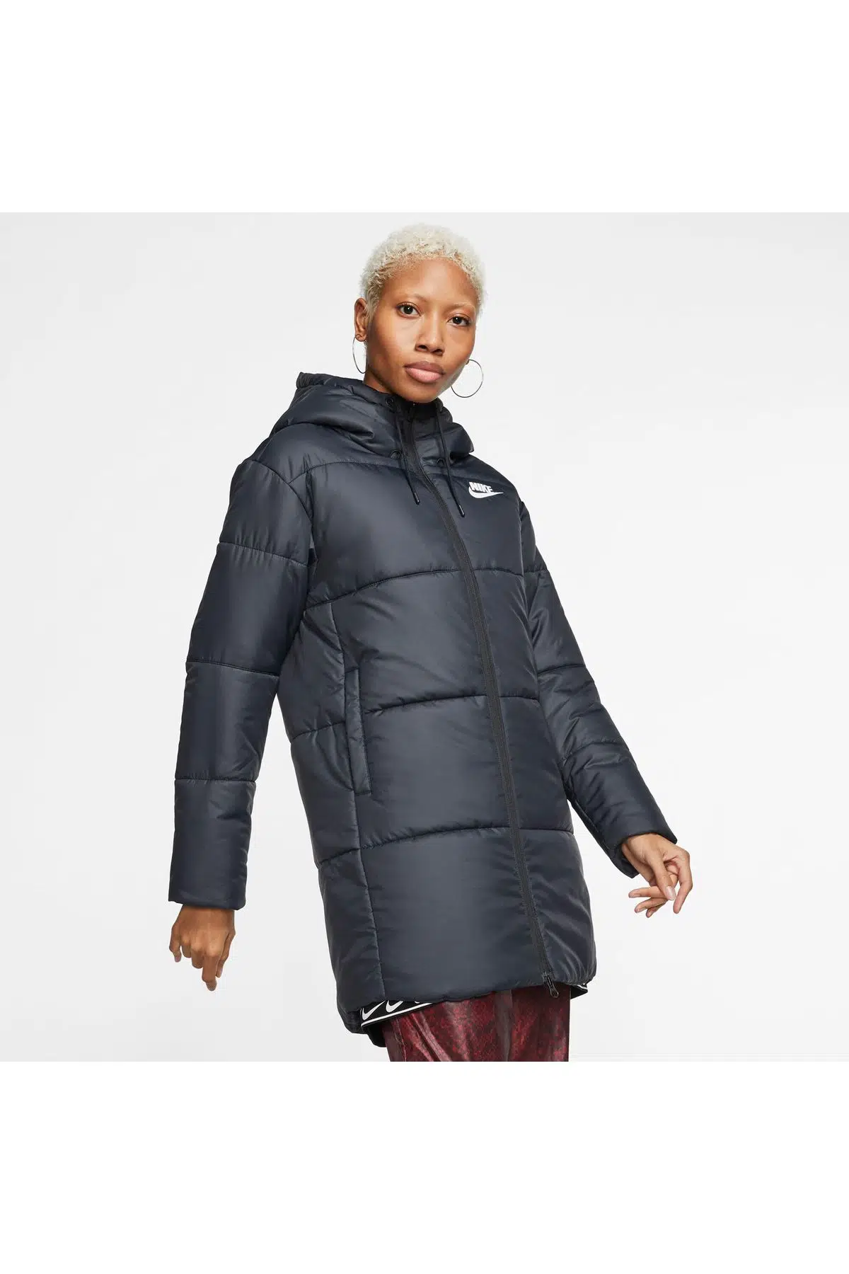 Nike Sportswear Synthetic-Fill Thermore Siyah Kadın Parka