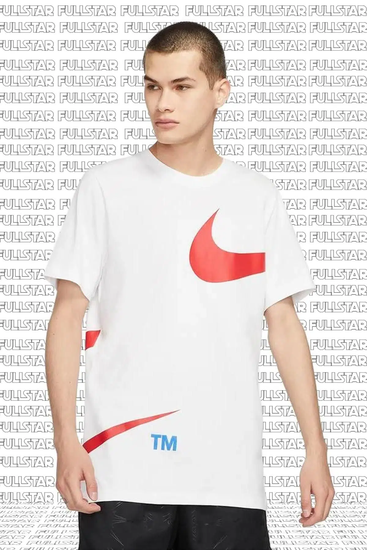 Nike Sportswear T M Big Swoosh Oversized Tee Unisex Beyaz Tişört