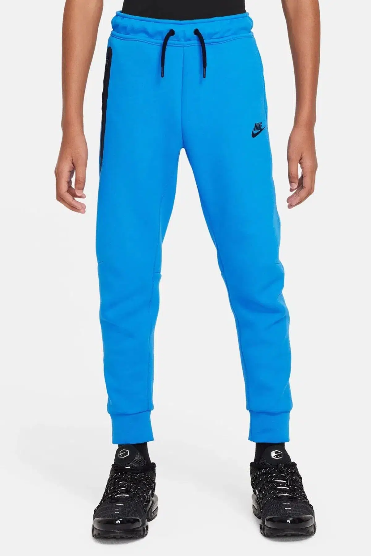 Nike Sportswear Tech Fleece Kids Pant Blue Çocuk Fermuar Cepli Eşofman Altı Mavi