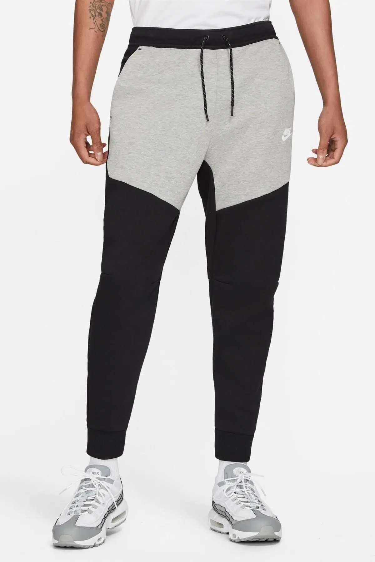 Nike Sportswear Tech Fleece Jogger Pants Grey Black Eşofman Altı Gri Siyah
