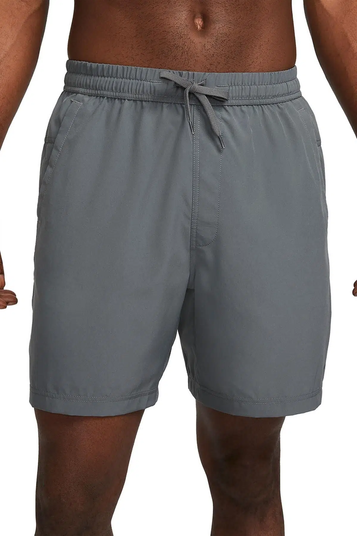 Nike Dri Fit From 7" Unlined Versatile Mens Short Erkek Cepli Antreman Şortu Gri