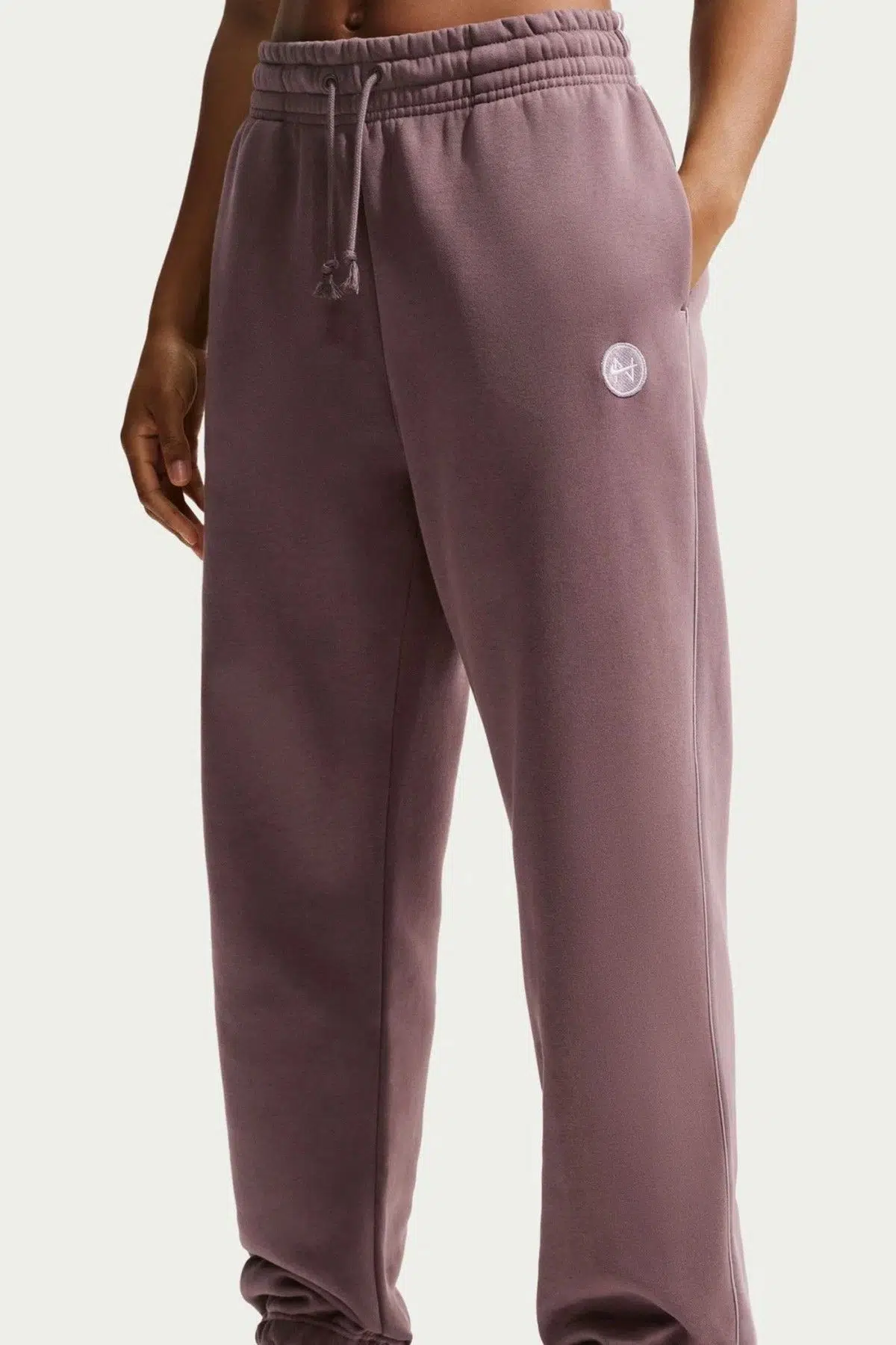 Nike Sportswear Phoenix Fleece Oversize Fit Hibrid Mid Rise Jogger Kadın Eşofman Altı Mor