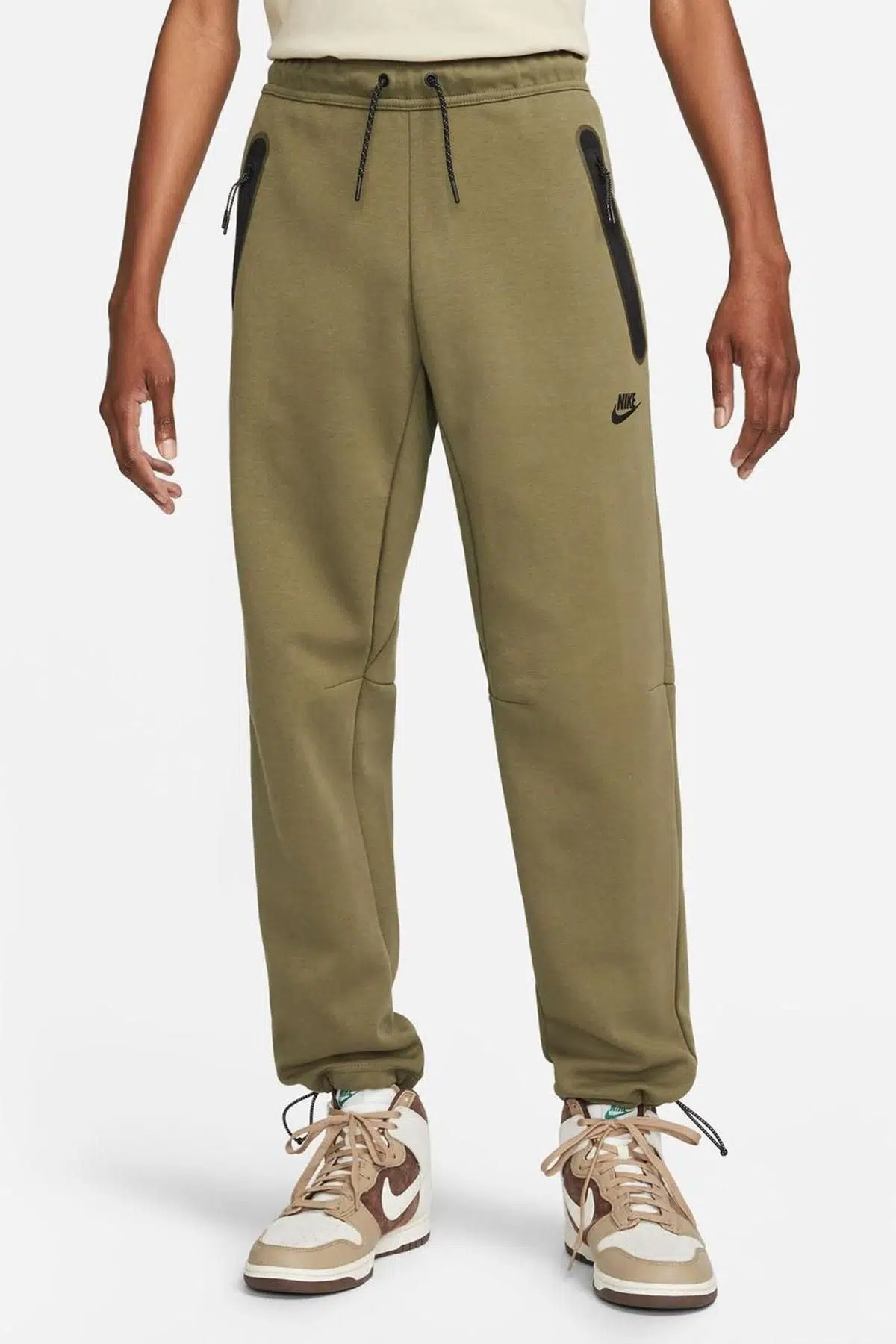 Nike Sportswear Tech Fleece Pant Green Black Erkek Eşofman Altı Haki Yeşil