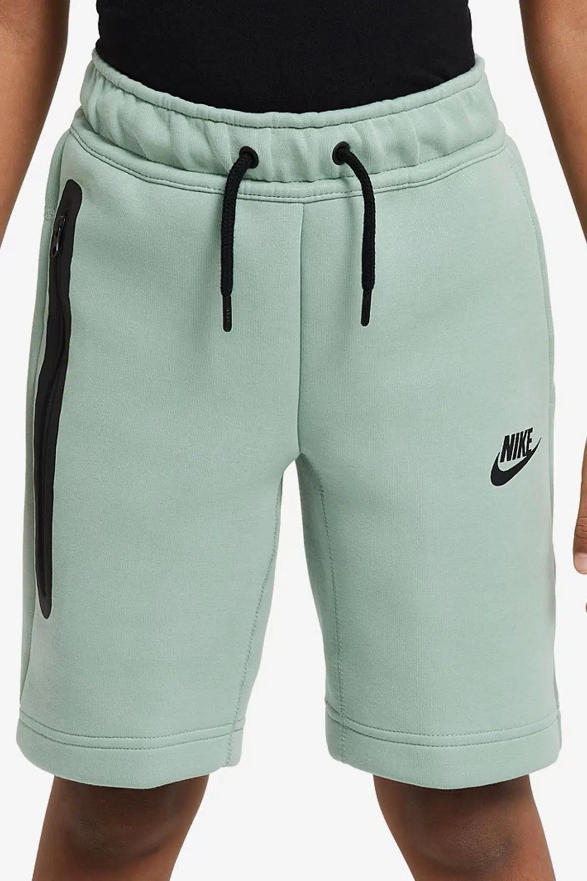 Nike Sportswear Tech Fleece Unisex Kid's Short Çocuk Fermuar Cepli Şort Yeşil