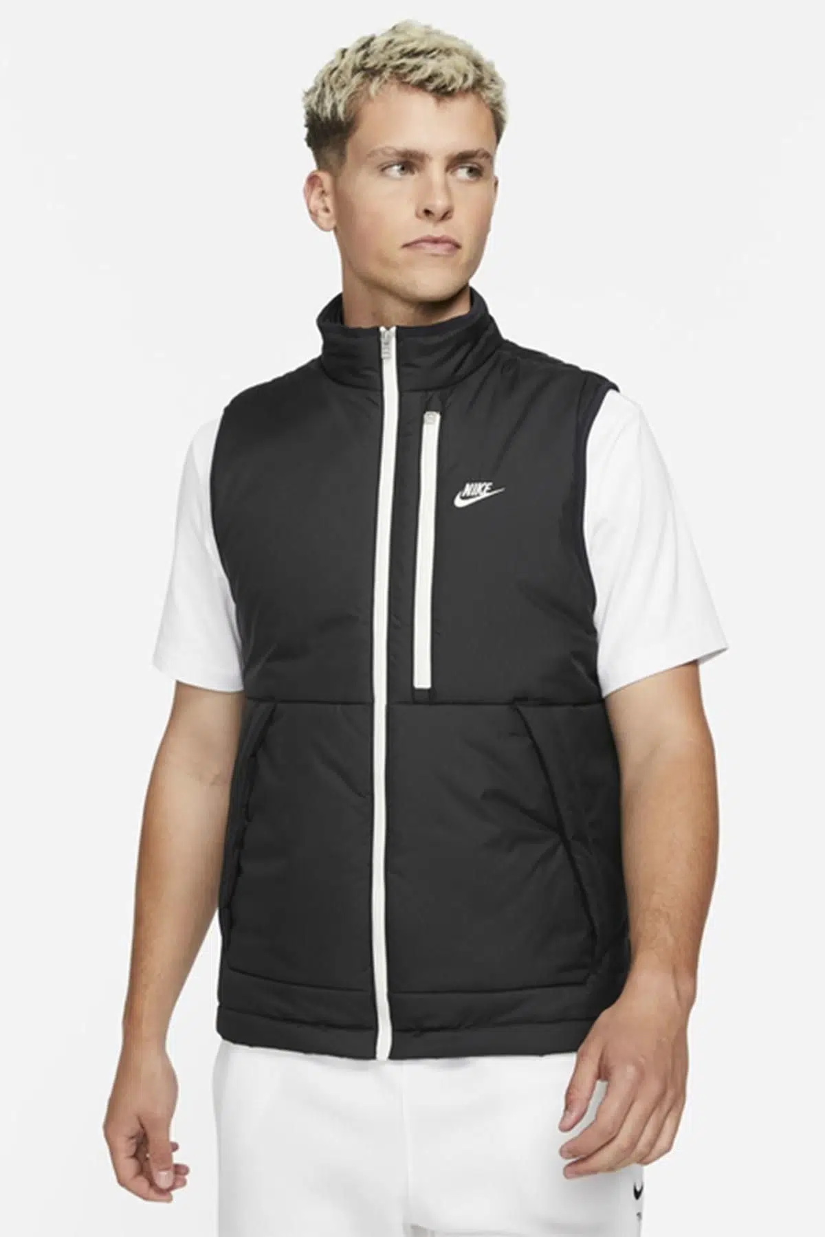 Nike Sportswear Therma Fit Legacy Men's Gilet Black Terma Fit Erkek Yelek Siyah