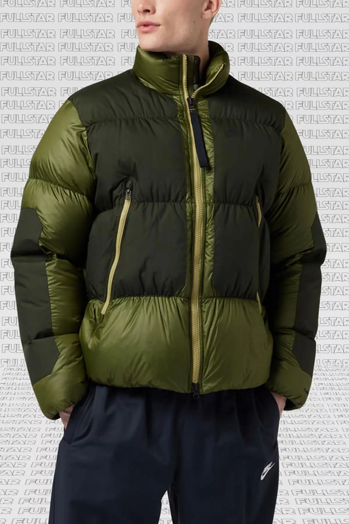 Nike Sportswear Therma Fit Puffer Down Fill Jacket Kaz Tüyü Haki Mont