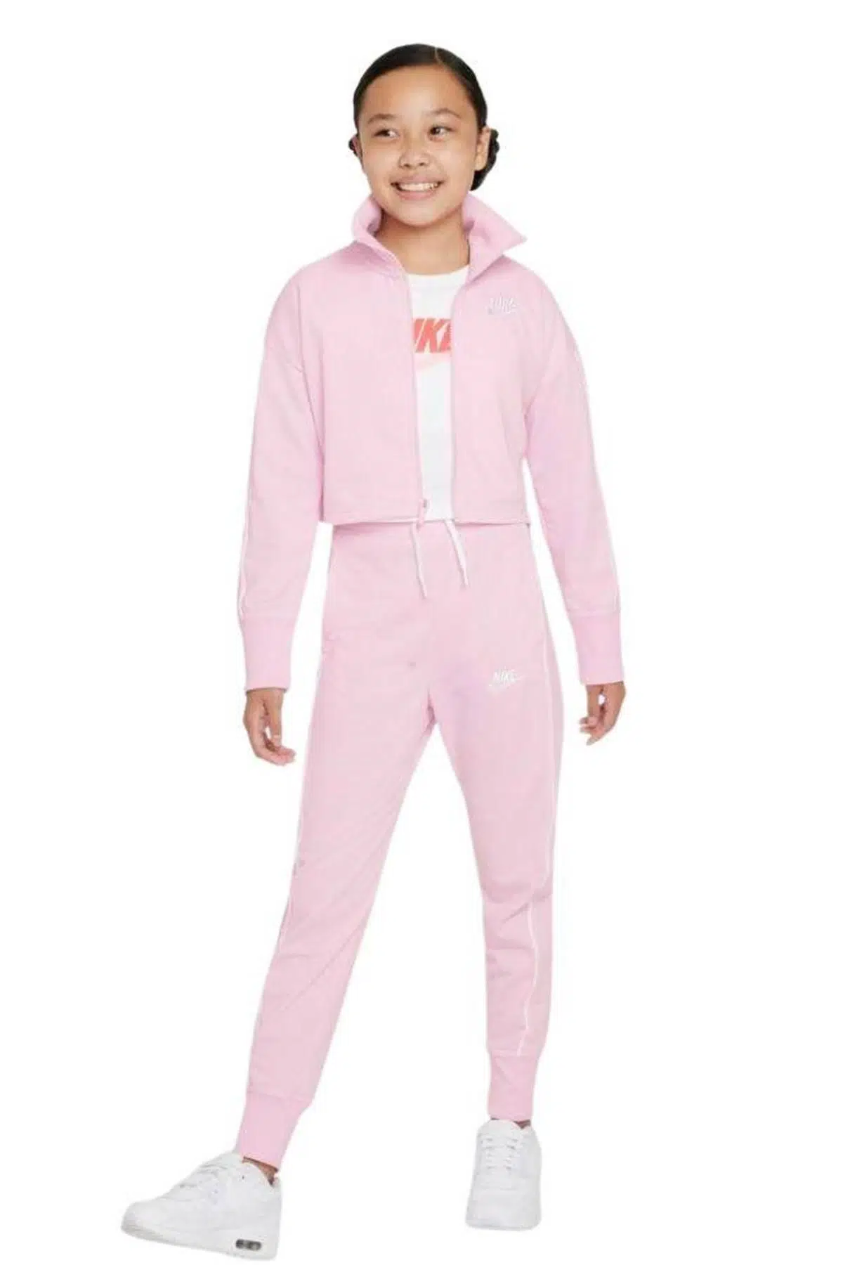 Nike Sportswear Tracksuit Pink Kız Çocuk Eşofman Takımı Pembe