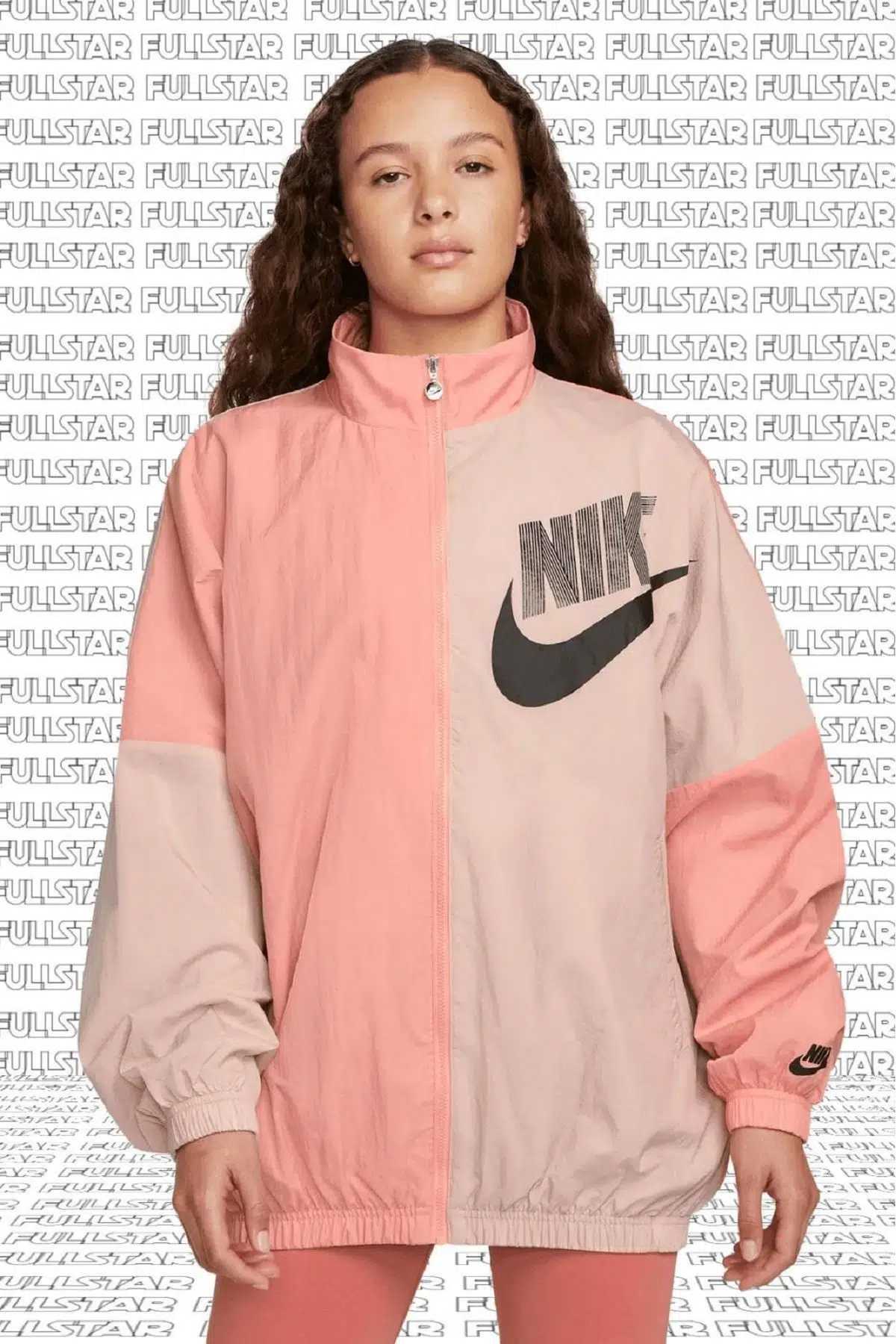 Nike Sportswear Woven Split Dance Jacket Oversized Fit Bol Kesim Astarlı Ceket