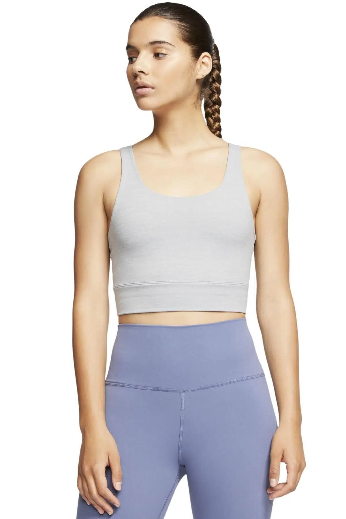 Nike Yoga Luxe Infinalon Crop Top Kısa Atlet Desteksiz Bra