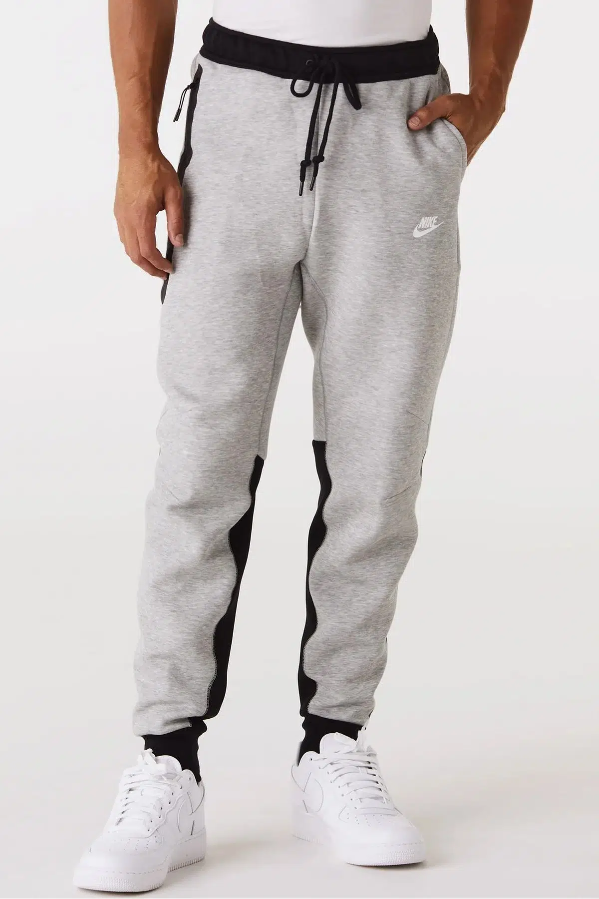 Nike Sportwear Tech Fleece Trousers Grey Joggers Eşofman Altı Gri Siyah