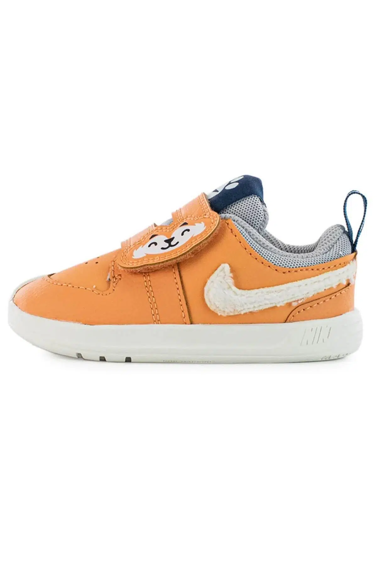 Nike Pico 5 Lil Cute Animals Unisex Sneaker Bantlı Hakiki Deri Çocuk Spor Ayakkabı Turuncu