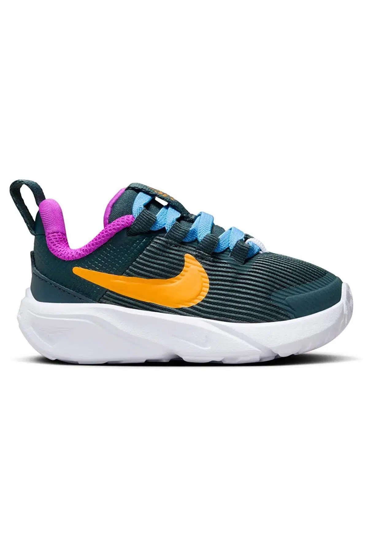Nike Star Runner 4 NN (TD) Deep Jungle Running Elastik Bağcıklı Çocuk Yürüyüş Koşu Ayakkabısı Yeşil