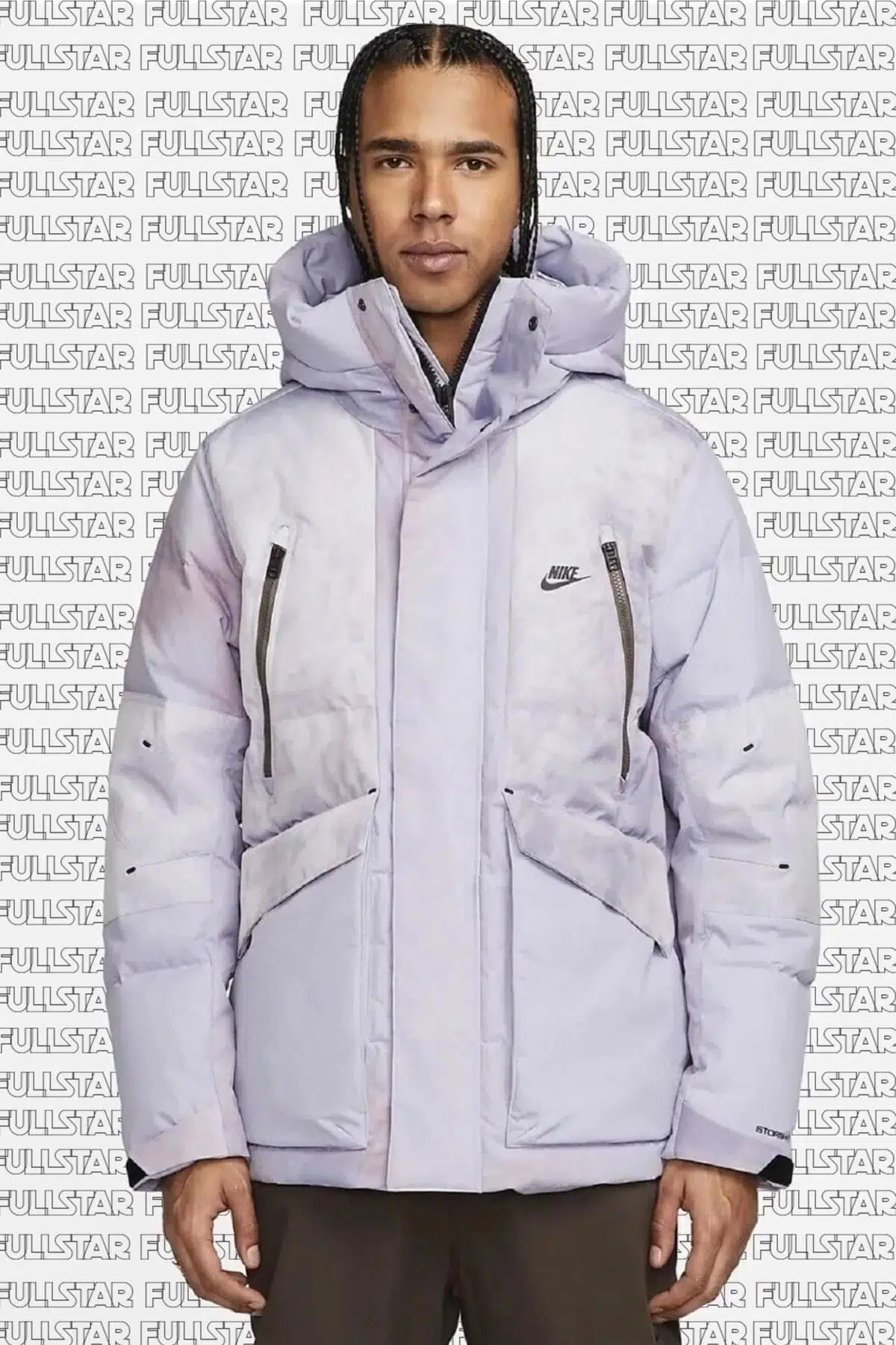 Nike Storm Fit Down Fill Loose Fit Jacket iki Katmanlı Bol Kesim Kalın Kaz Tüyü Mont