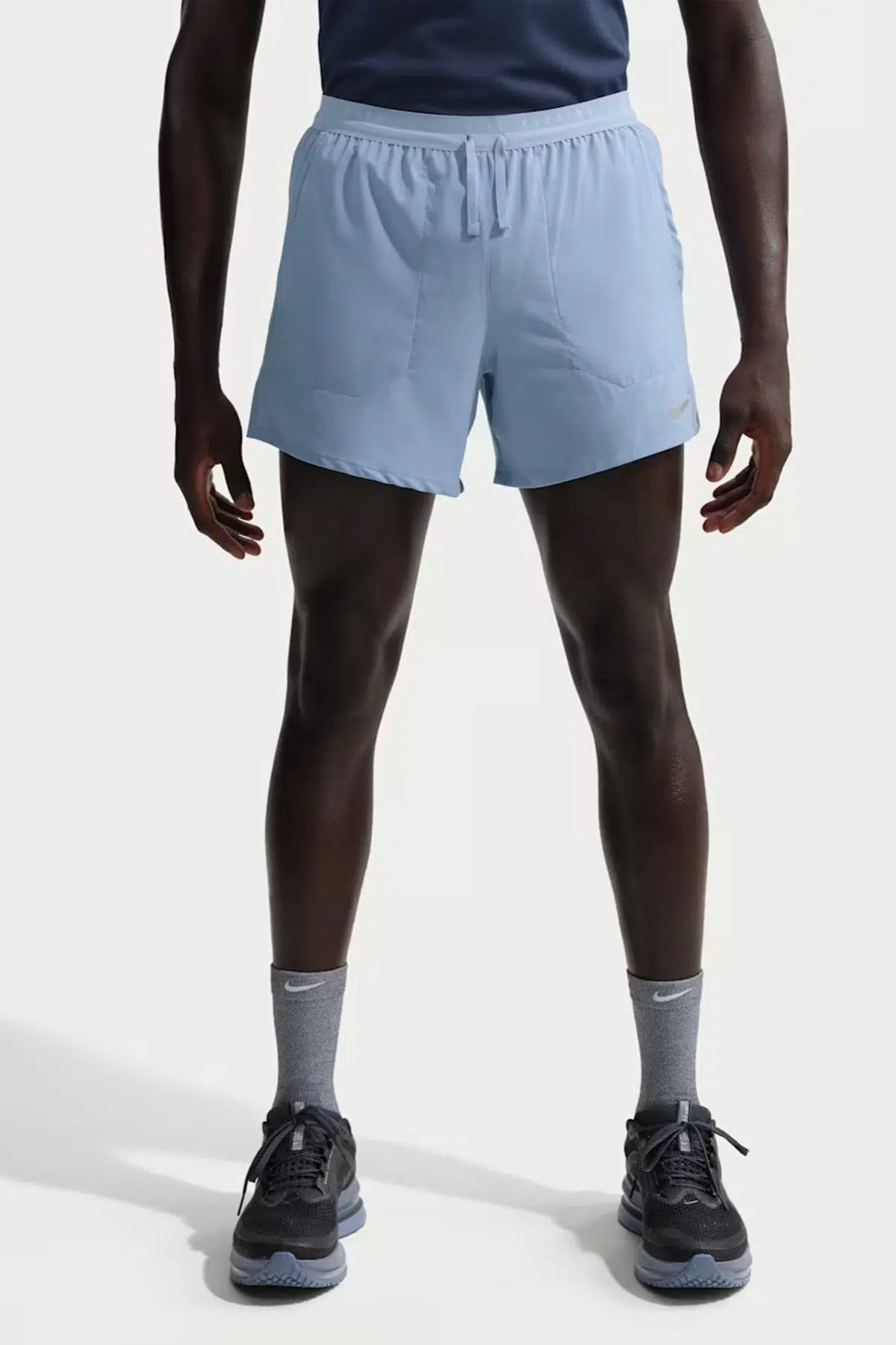 Nike Stride Dri-Fit 5 Brief-Lined Running Shorts 5 İnch Slip Astarlı Erkek Koşu Şortu Mavi