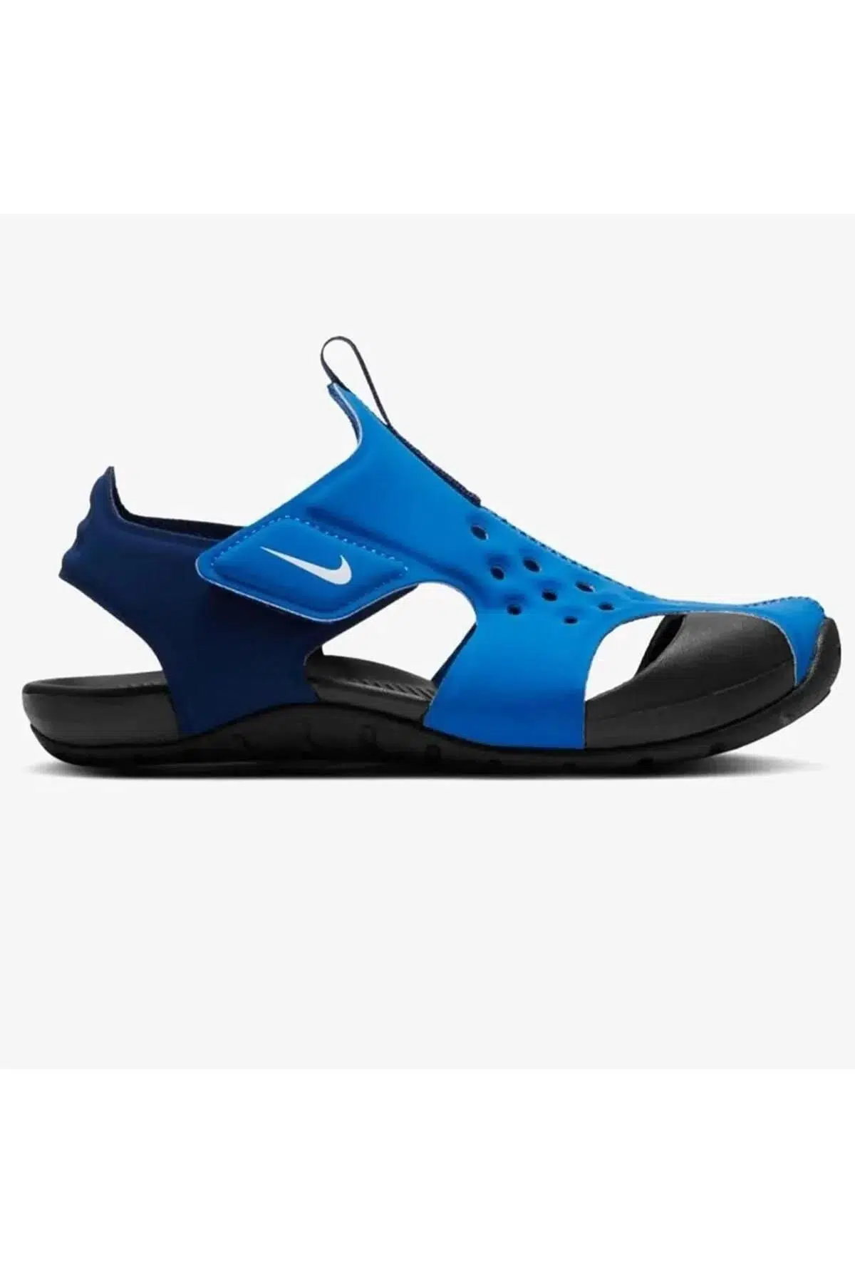 Nike Sunray Protect Blue Slides Sandals Bantlı Çırtlı Çocuk Terlik Sandaleti Mavi