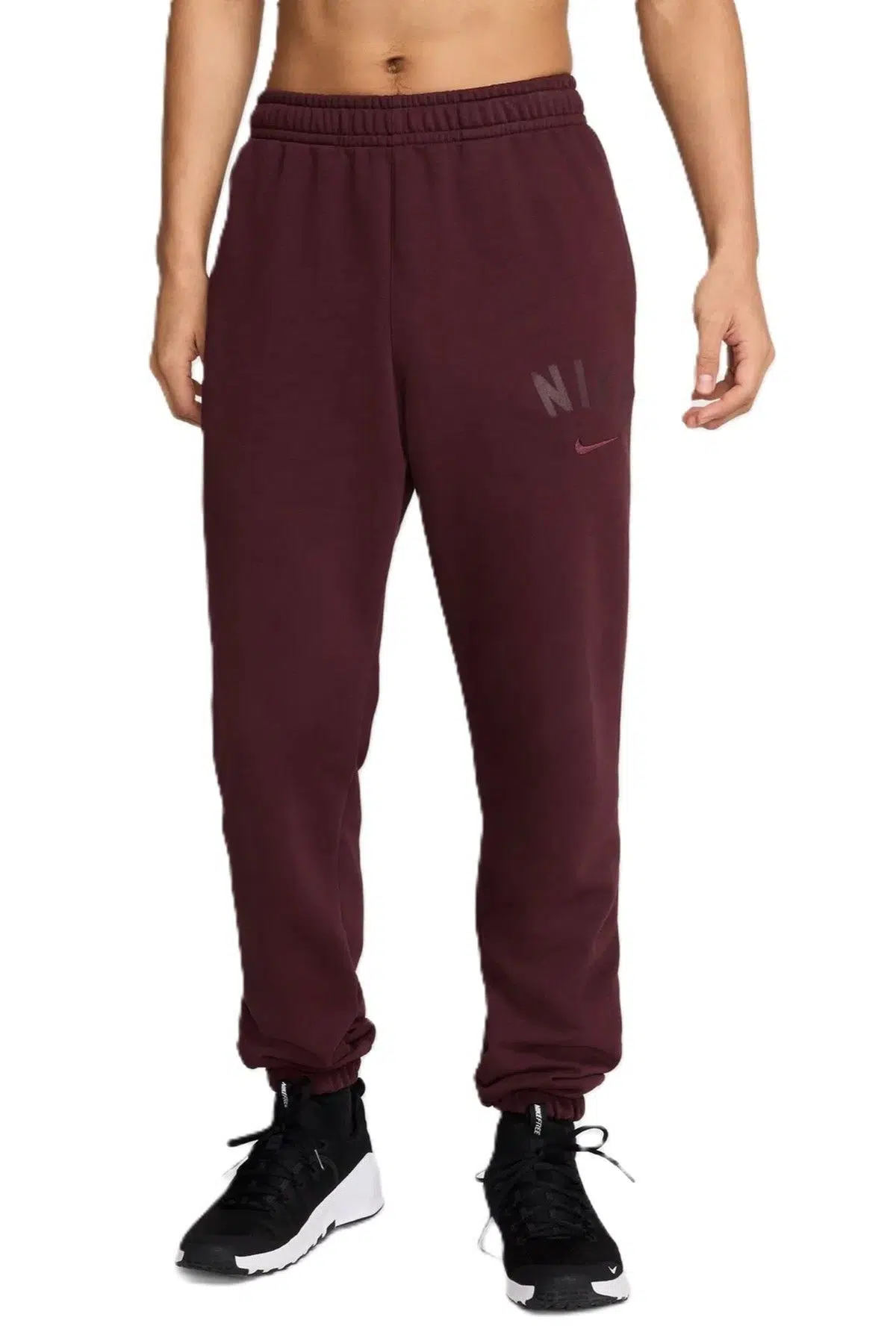 Nike Swoosh Dri-Fit Pullover Eşofman Altı Bordo