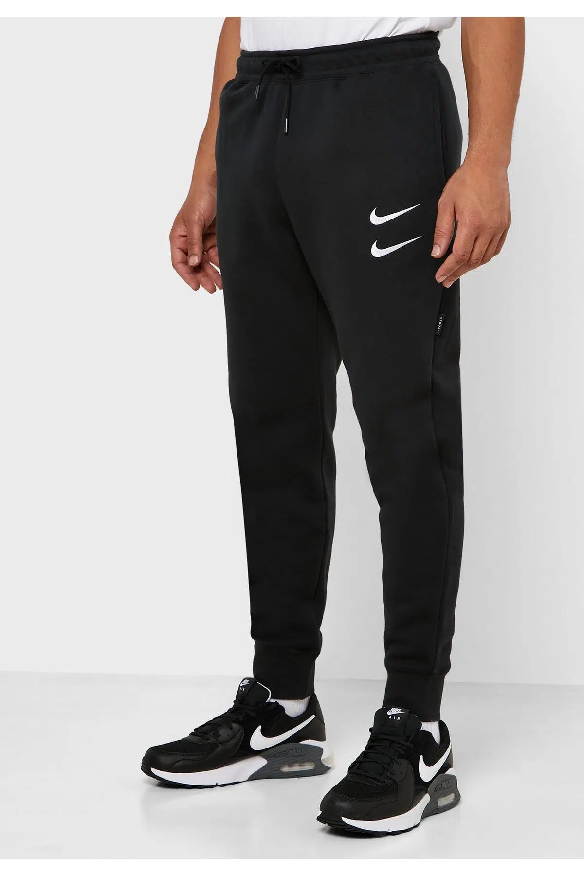Nike Swoosh Erkek Siyah Eşofman Altı