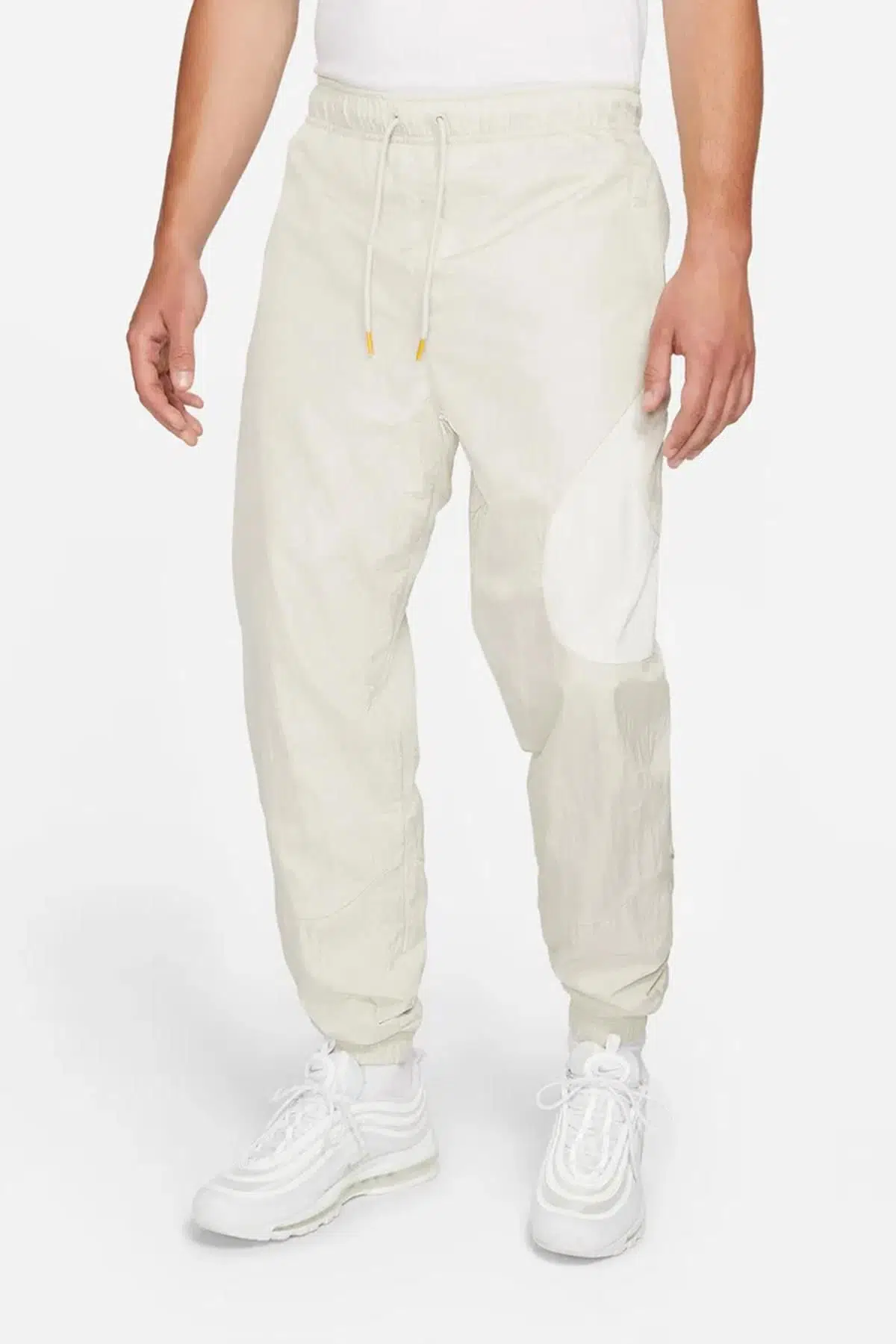 Nike Swoosh Lined Woven Repel Jogger Erkek Dokuma Eşofman Altı Krem