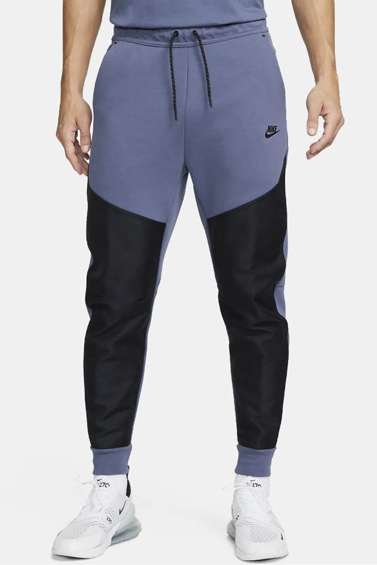 Nike Sportswear Tech Fleece ''Overlay Detail'' Men's Jogger Erkek Eşofman Altı Mavi Siyah