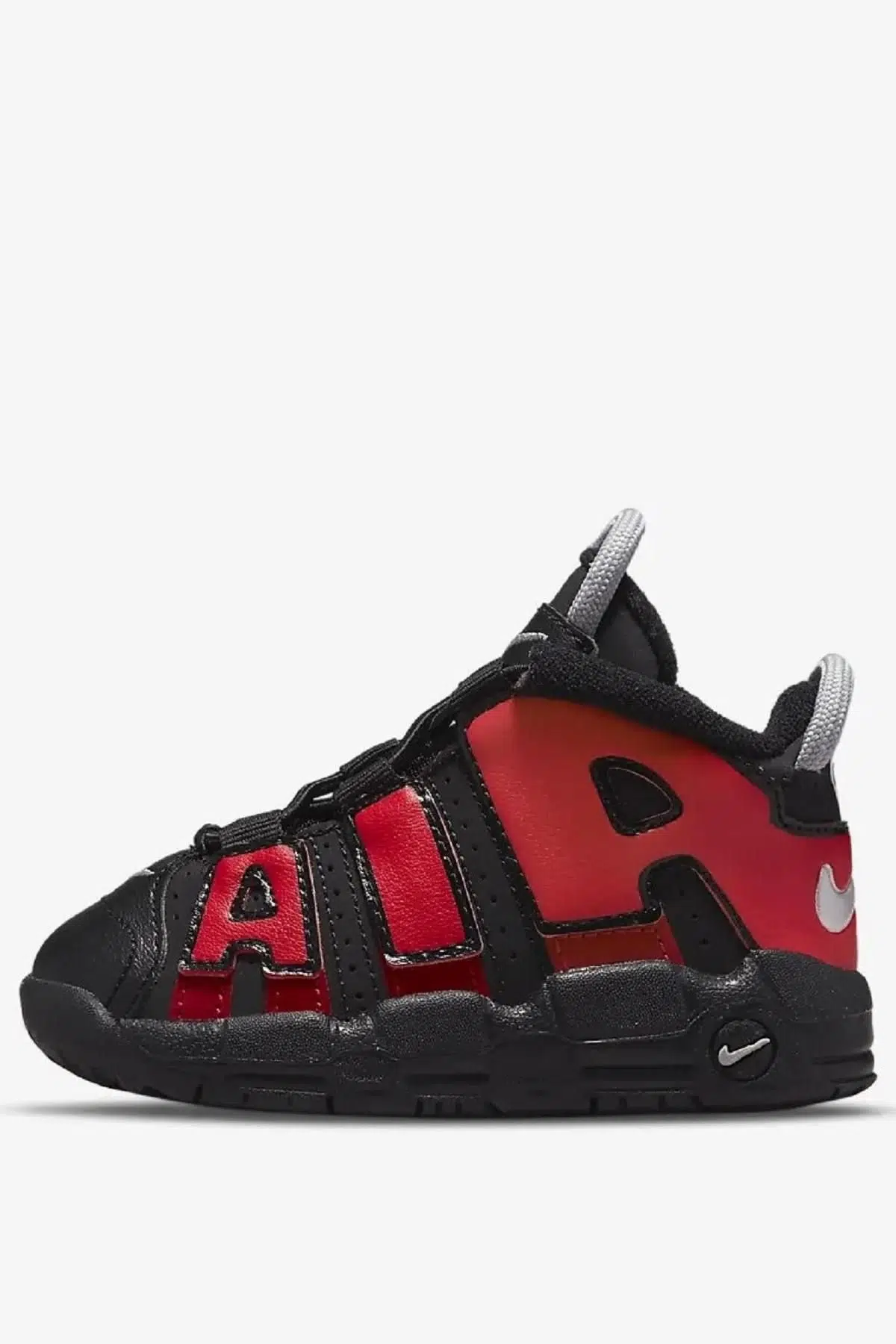 Nike Uptempo Air More Leather Hakiki Deri Kısa Bilekli Lastik İpli Sneaker DM