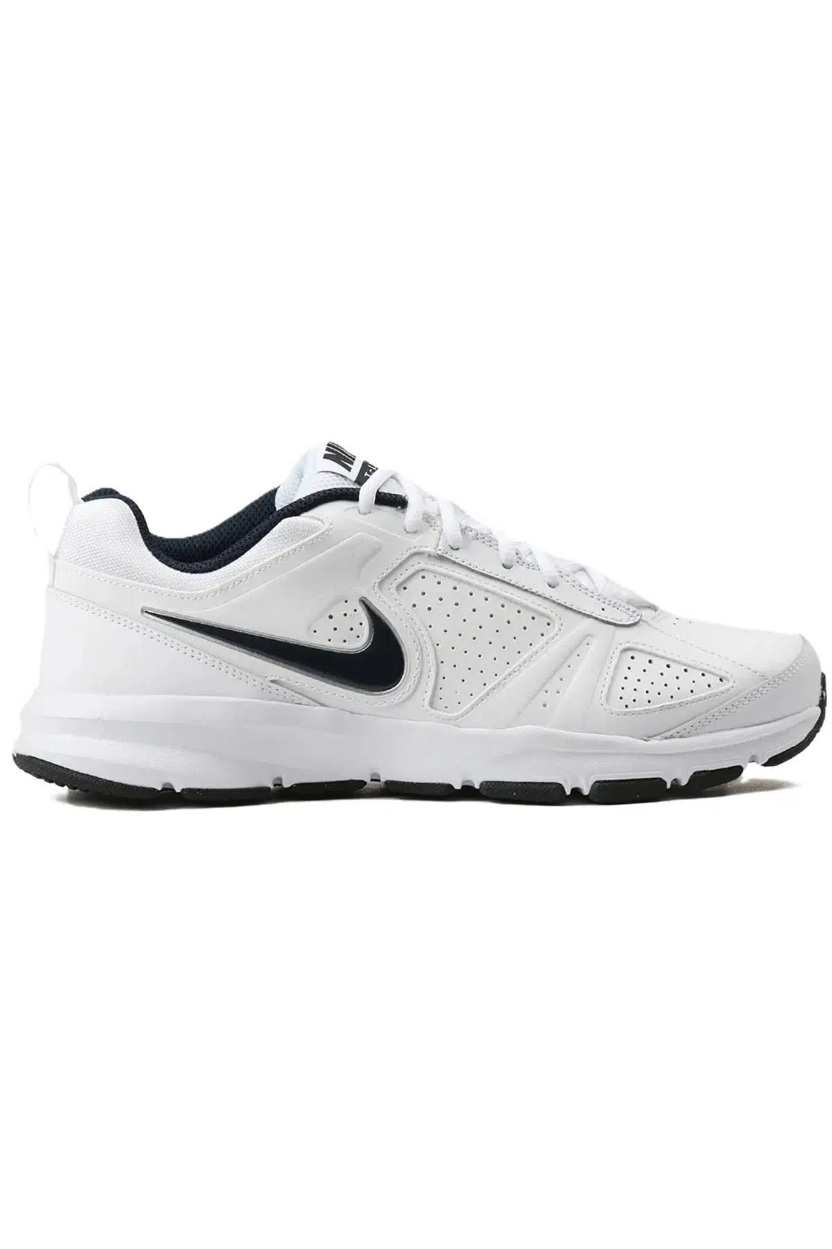 Nike T-Lite Mens Training Leather Shoes White Hakiki Deri Erkek Yürüyüş Antreman Ayakkabısı Beyaz