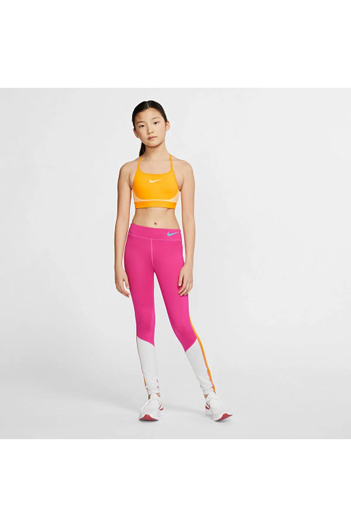 Nike Tayt Trophy Colorblock Genç Taytı AV6235-686