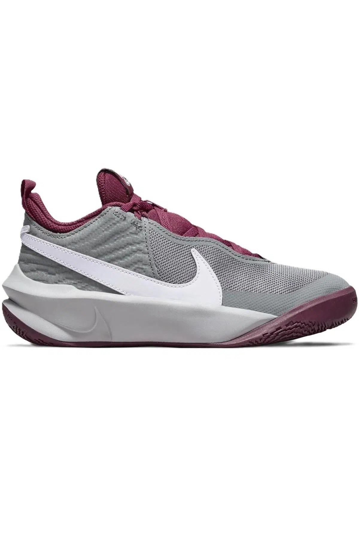 Nike Team Hustle D 10 Gri Unisex Basketbol Ayakkabısı