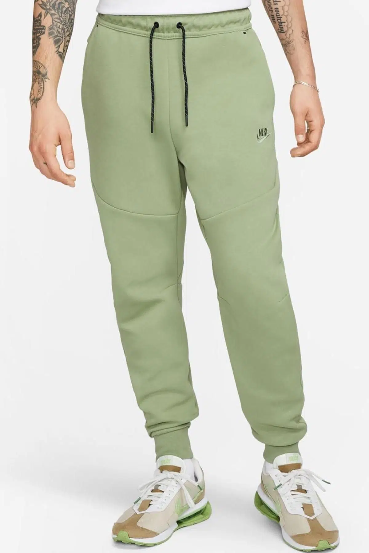 Nike Tech Fleece Graphic Joggers Sweat Pant Erkek Eşofman Altı Yeşil