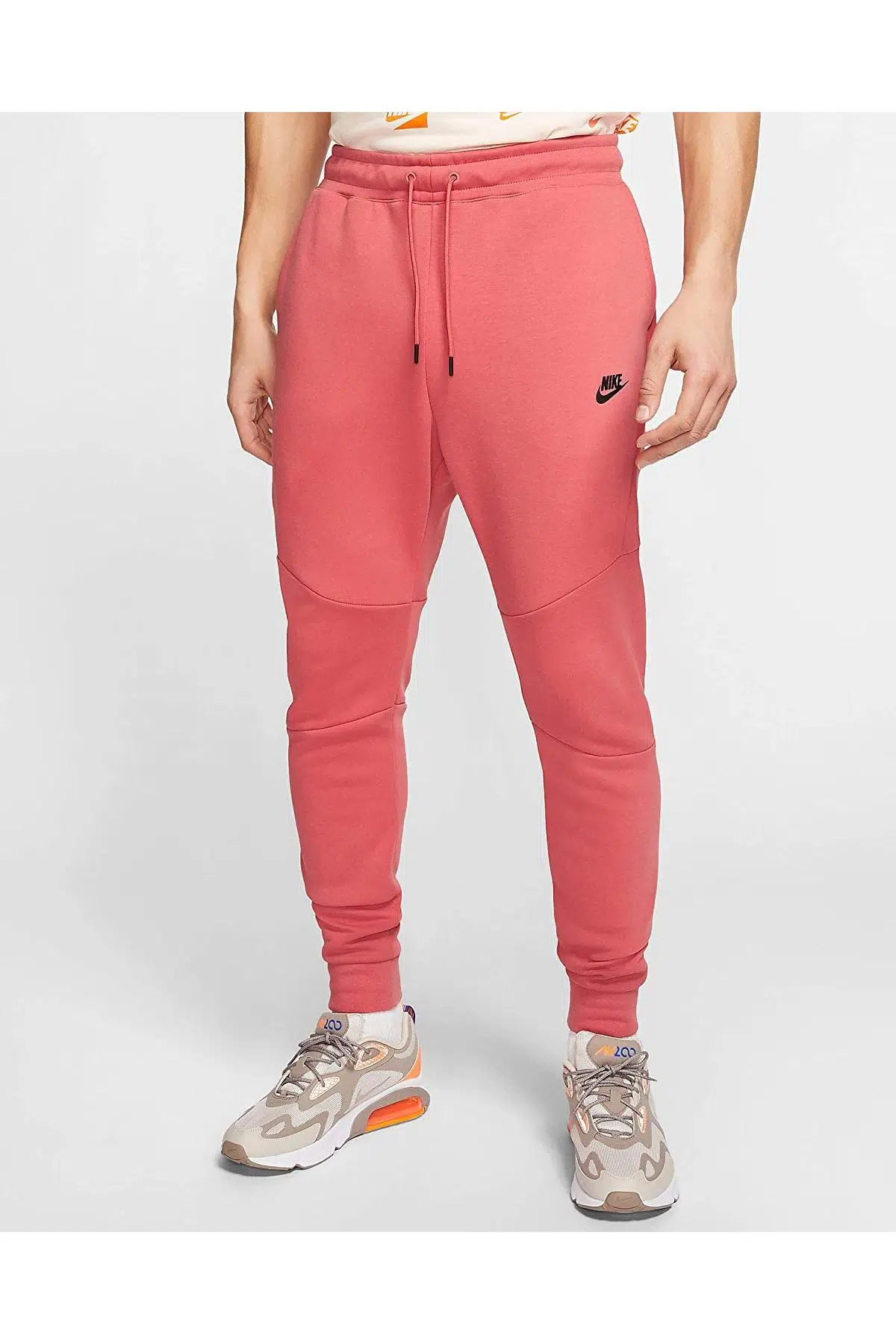 Nike Tech Fleece Joggers Erkek Turuncu Eşofman Altı 805162-603