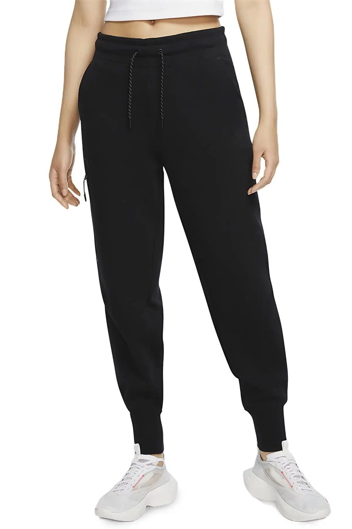 Nike Tech Fleece Loose Fit Sweat Trousers Black Bol Kesim Kadın Eşofman Altı Siyah