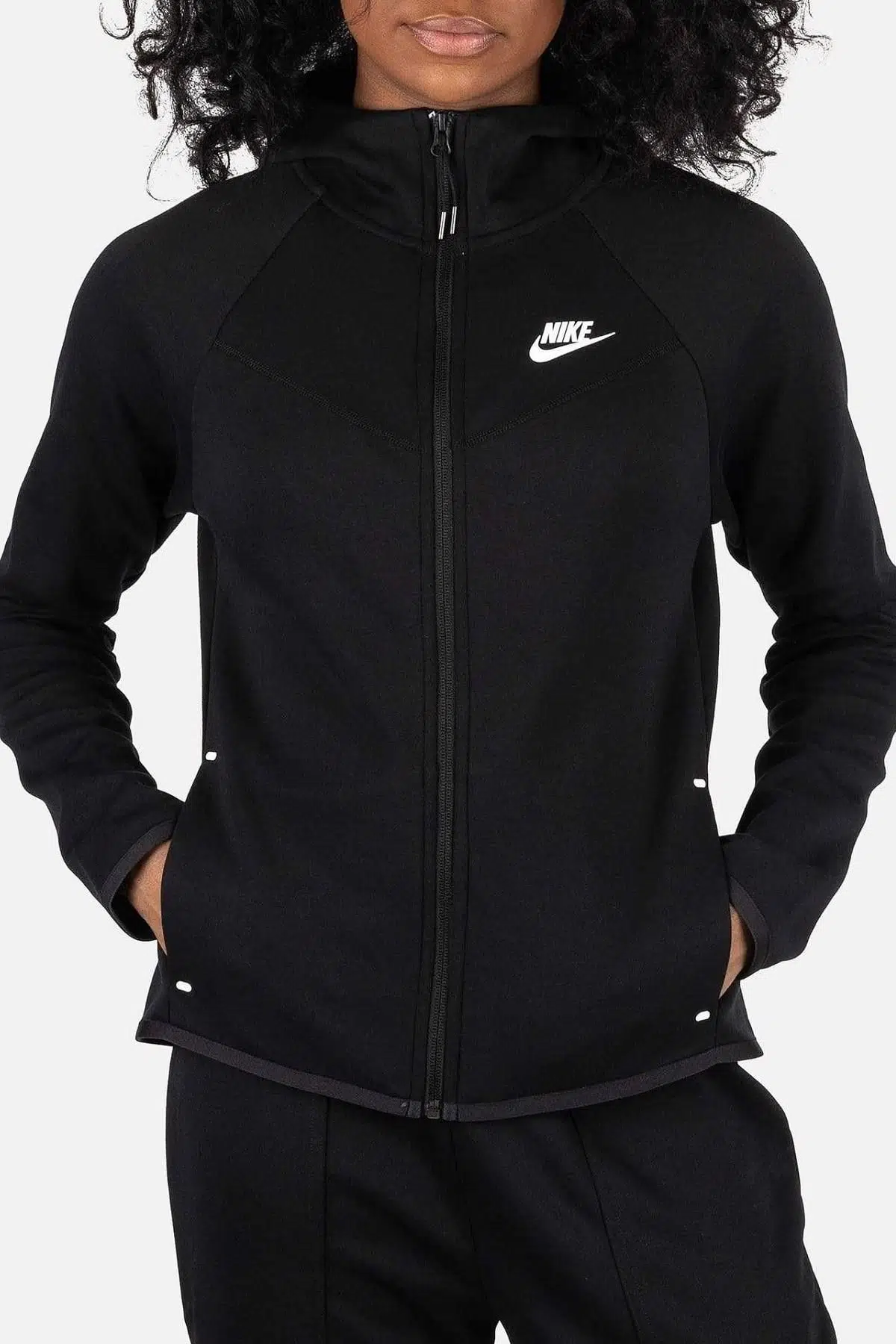 Nike Tech Fleece Full Zip Hoodie Siyah Fermuarlı Sweartshirt