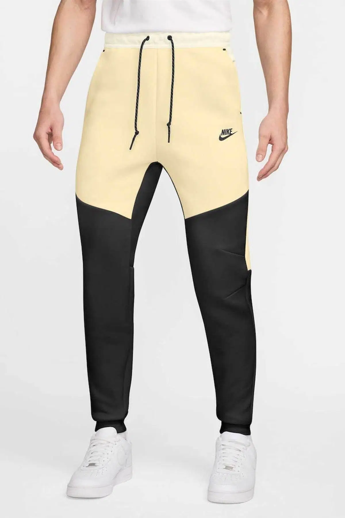 Nike Tech Fleece Slim Fit Men’s Track Jogger Pants Erkek Dar Kesim Eşofman Altı Krem