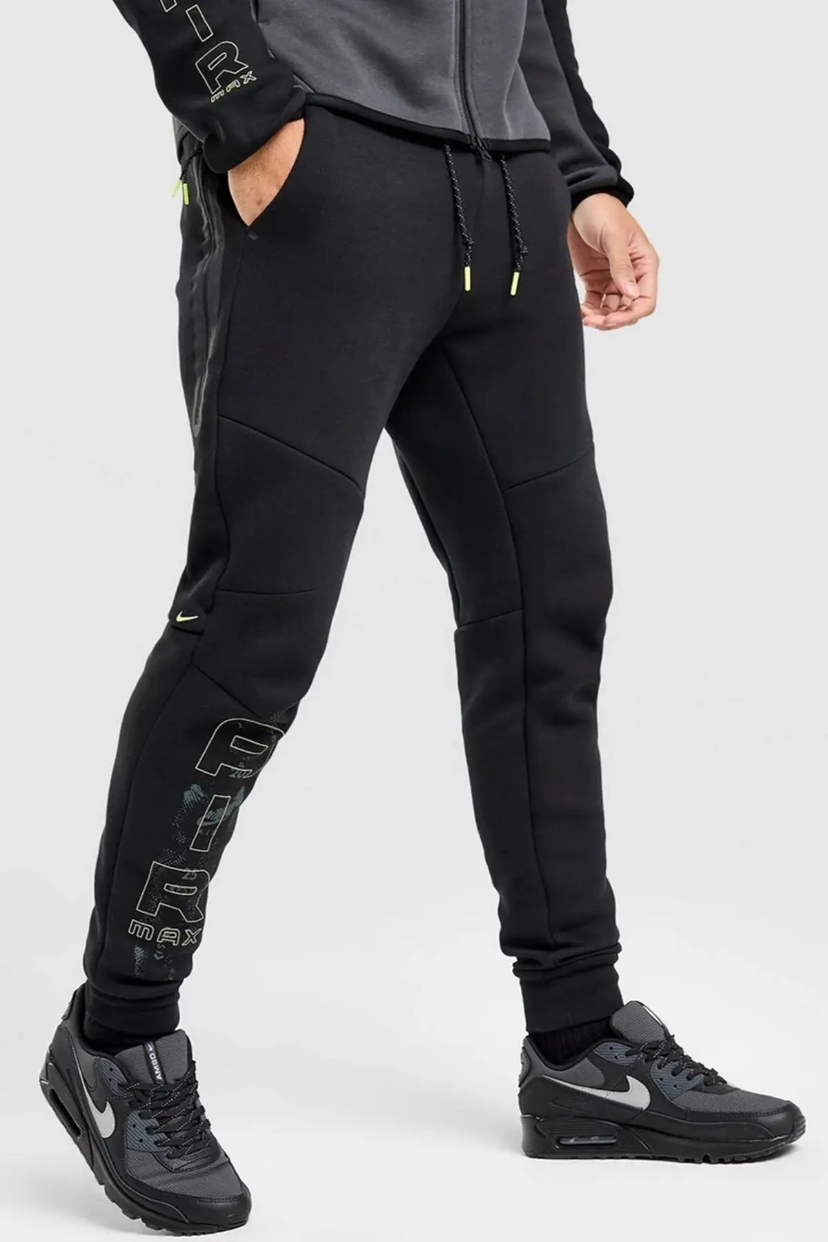 HV0959-486 Nike Tech Fleece Slim Fit Men’s Track Jogger Pants Erkek Dar Kesim Eşofman Altı Mavi Gri